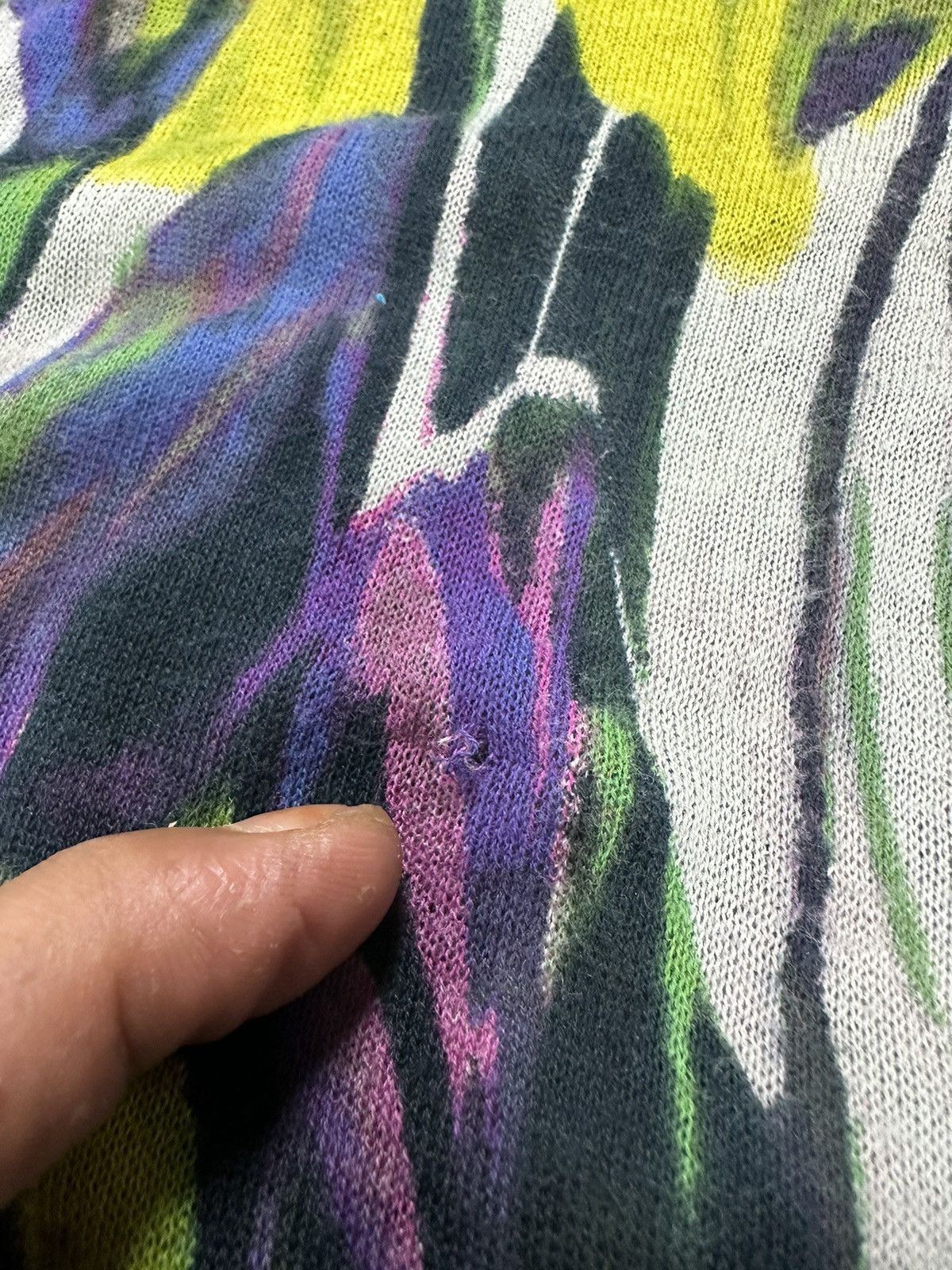 Dries Van Noten Dries Van Noten Multicolored Art Cardigan Size M / US 6-8 / IT 42-44 - 7 Thumbnail