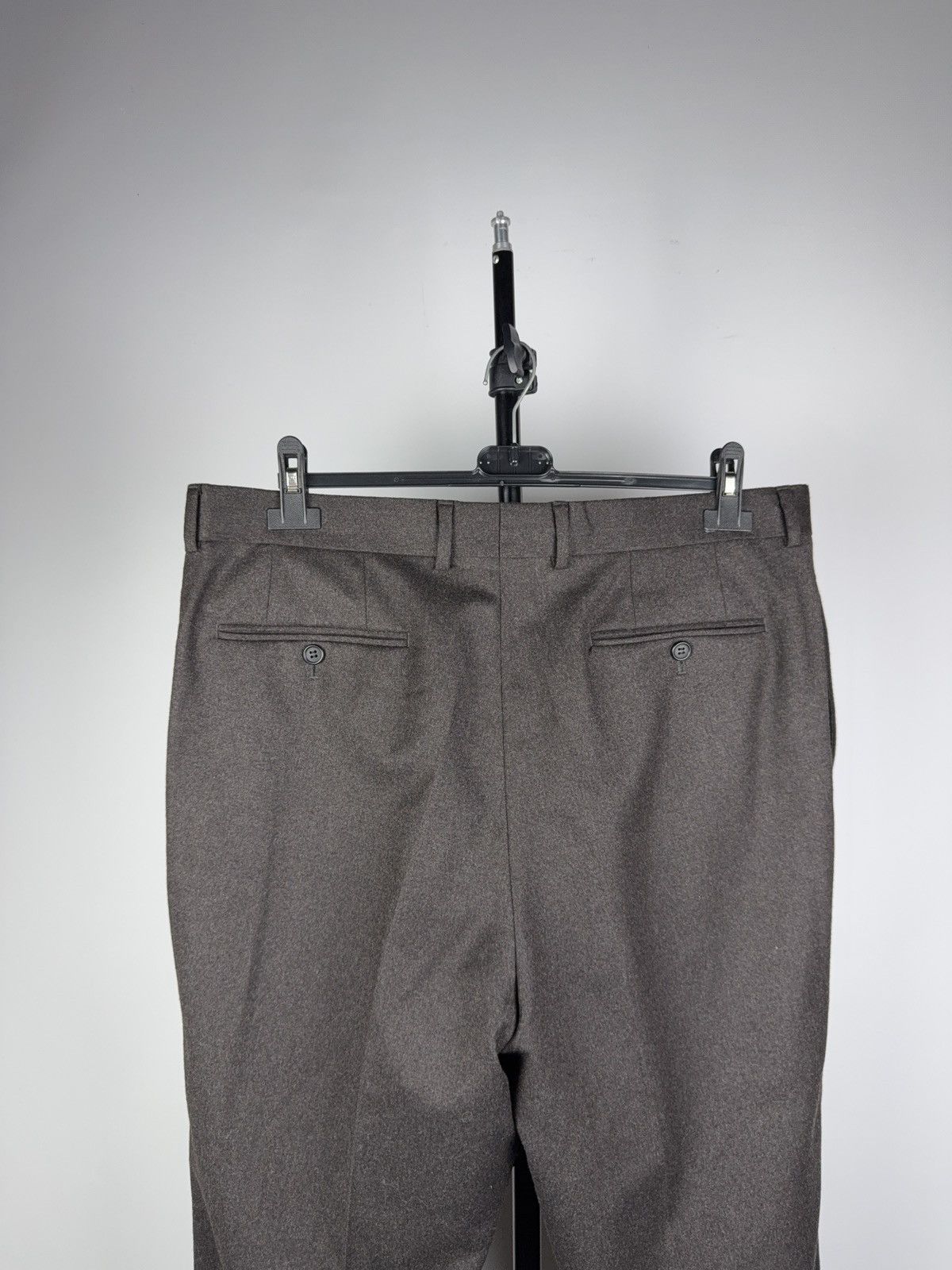 Balmain Vintage 00s Archive Luxury Balmain Wool dress pants Size US 36 / EU 52 - 9 Thumbnail