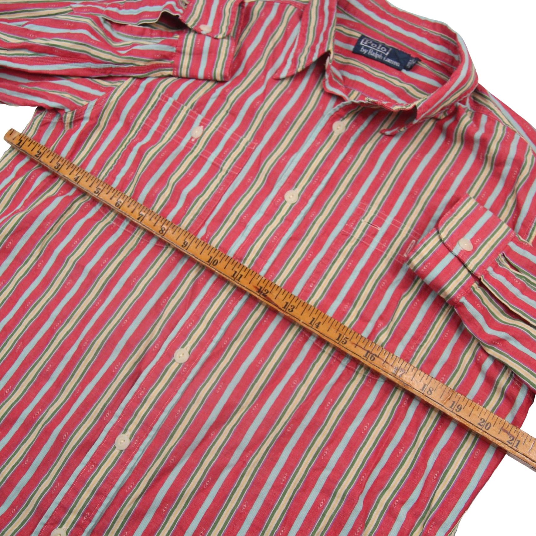 Polo Ralph Lauren VINTAGE Polo Ralph Lauren Mens Shirt Western All Over Print Pastel Long Sleeve Medium Size US M / EU 48-50 / 2 - 6 Thumbnail