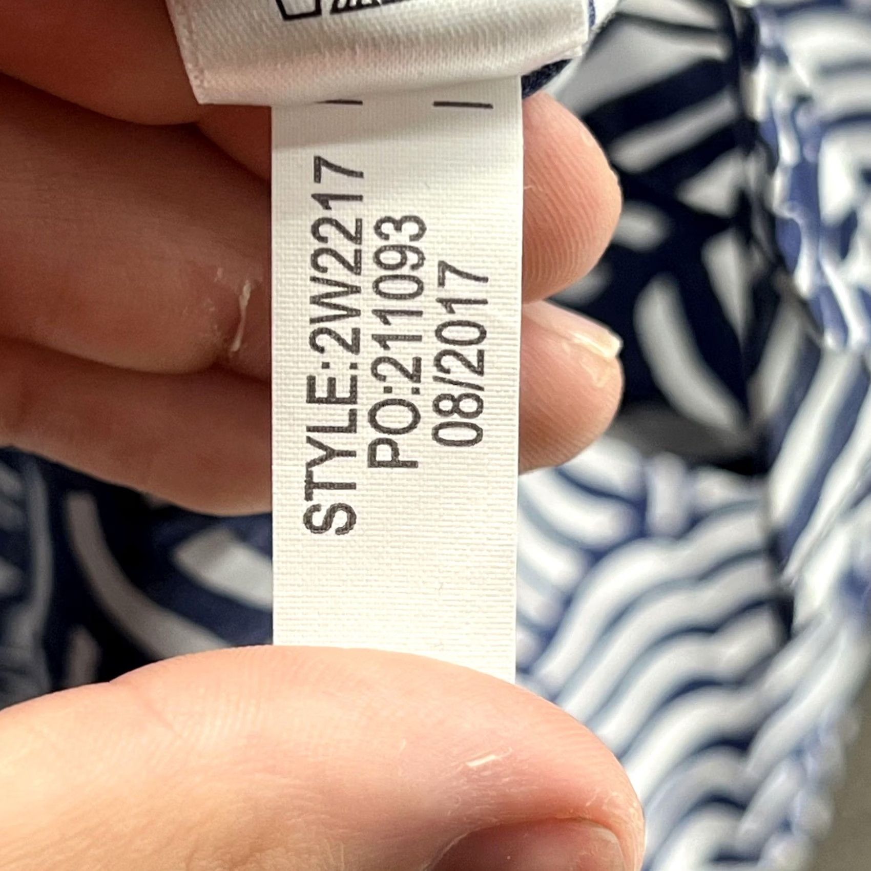 Vineyard Vines Vineyard Vines Blouse Tunic Womens Medium Blue Stripe V Neck 3/4 Sleeve Top Size M / US 6-8 / IT 42-44 - 3 Thumbnail
