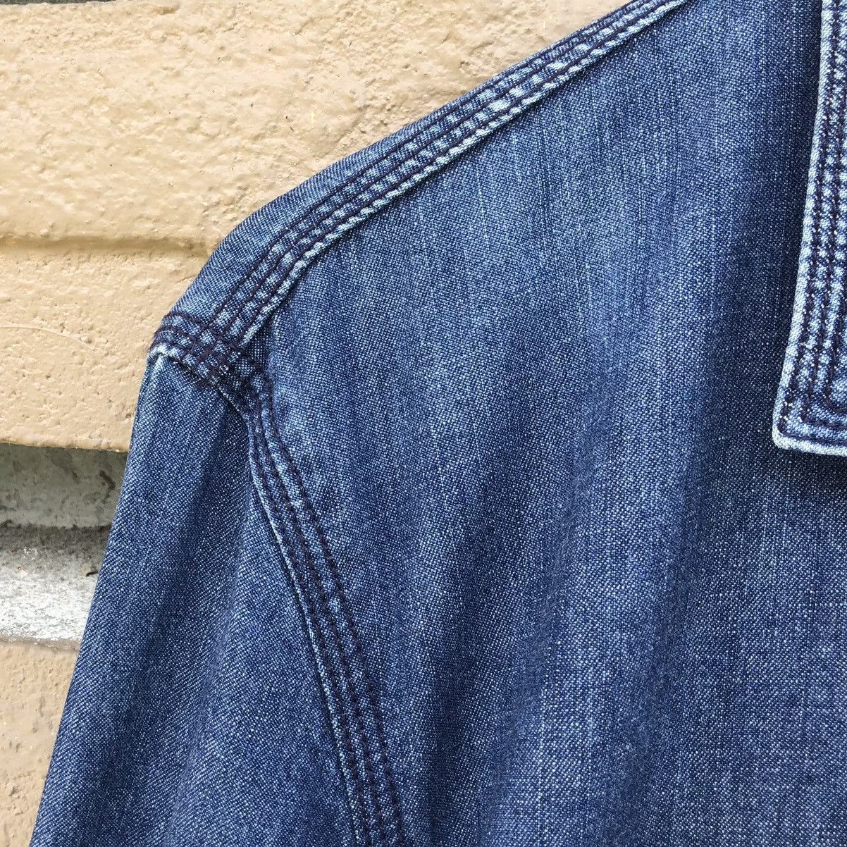 Vintage Vintage Crocodile Denim Zipper Jacket Size US M / EU 48-50 / 2 - 7 Thumbnail