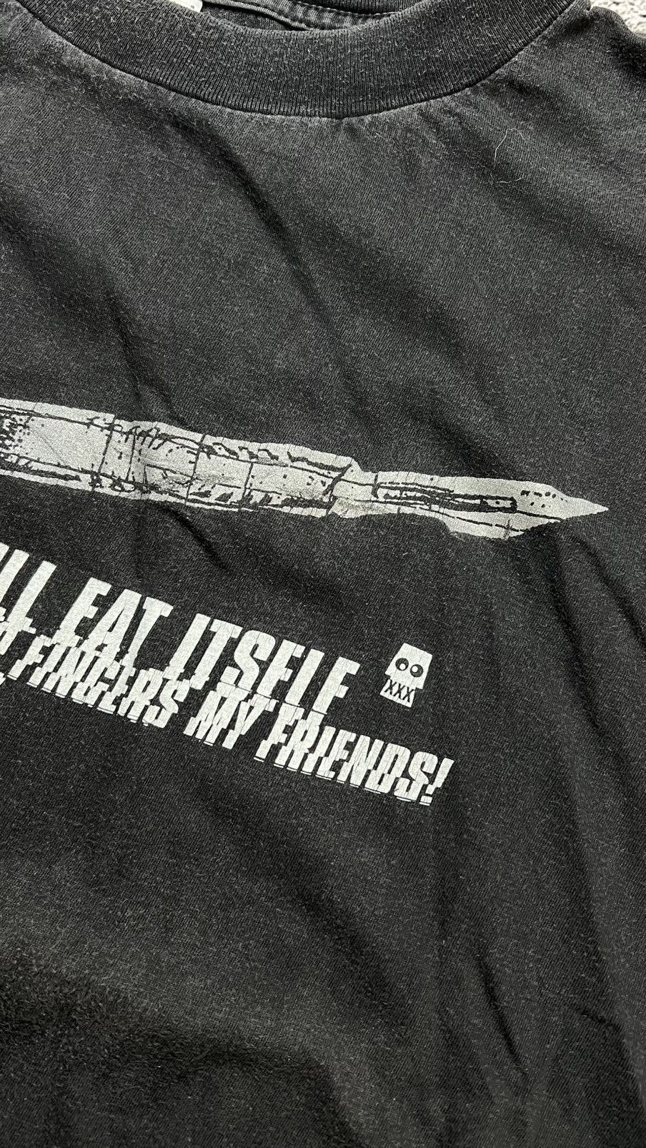 Band Tees 1995 PWEI Pop will eat itself two fingers my friend tour tee Size US XL / EU 56 / 4 - 3 Thumbnail