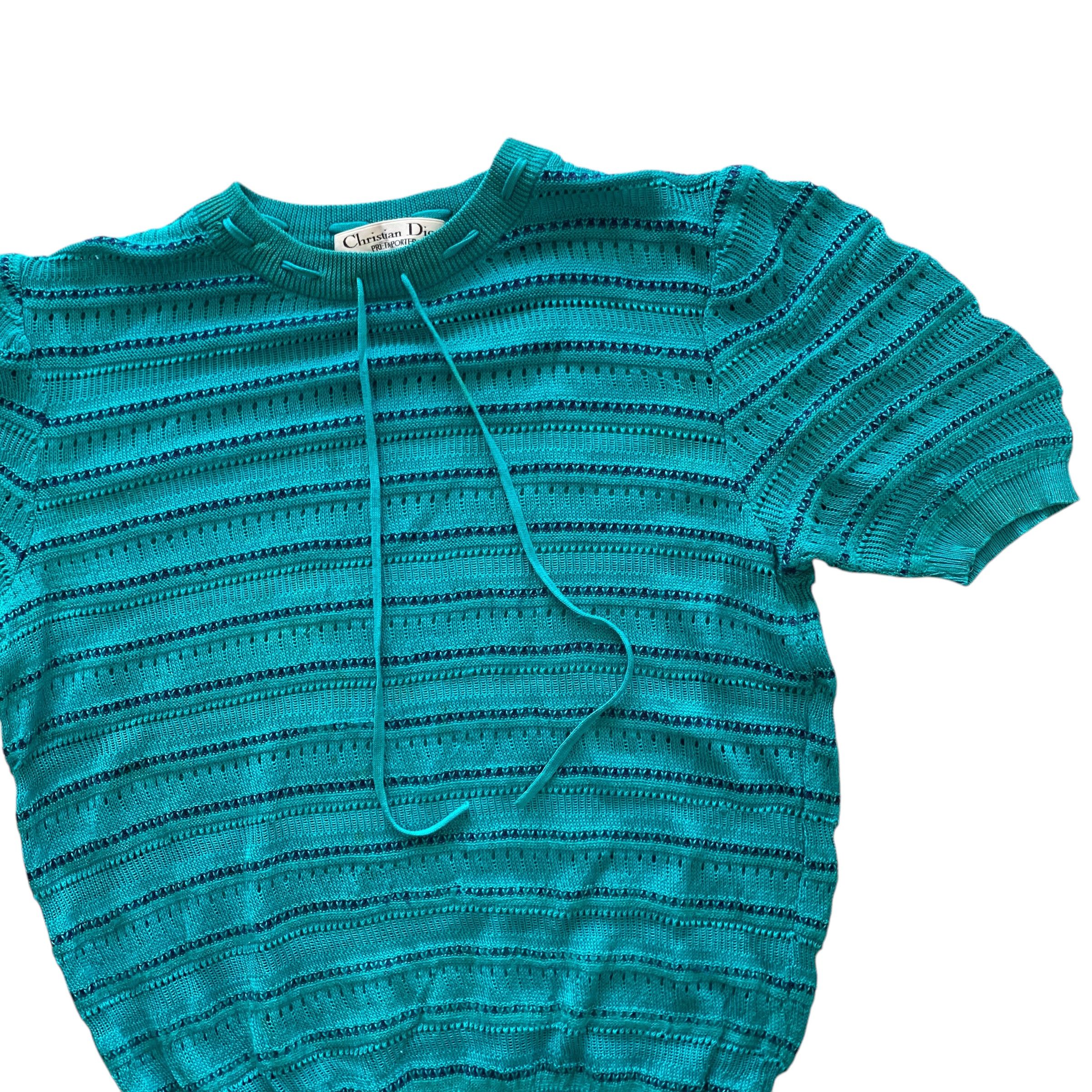 Christian Dior Monsieur × Dior Vintage Christian Dior Knit Blouses Size M / US 6-8 / IT 42-44 - 2 Thumbnail