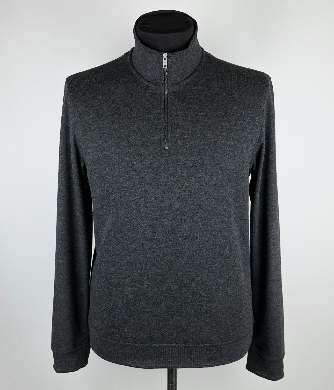 Ted Baker Ted Baker London 1/4 Zip Pullover Sweater Grey Size 4 Size US L / EU 52-54 / 3 - 1 Thumbnail