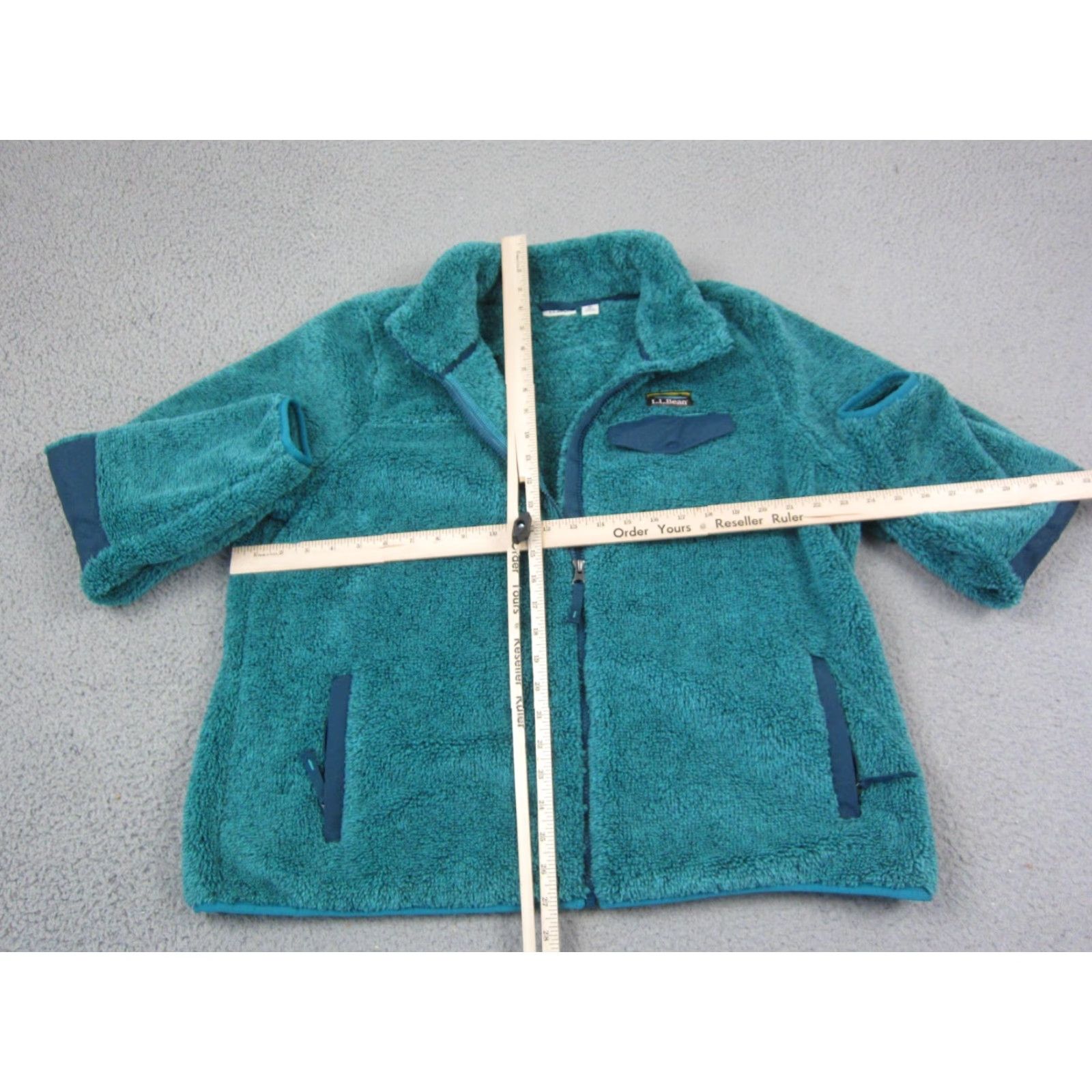 Vintage L.L. Bean Jacket Women XL Blue Fleece Full Zip Pockets Classic Outdoor Womens Size XL / US 12-14 / IT 48-50 - 6 Thumbnail