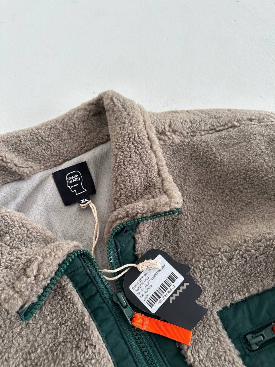 Brain Dead Teddy Sherpa Half Zip Jacket Size US XL / EU 56 / 4 - 3 Thumbnail