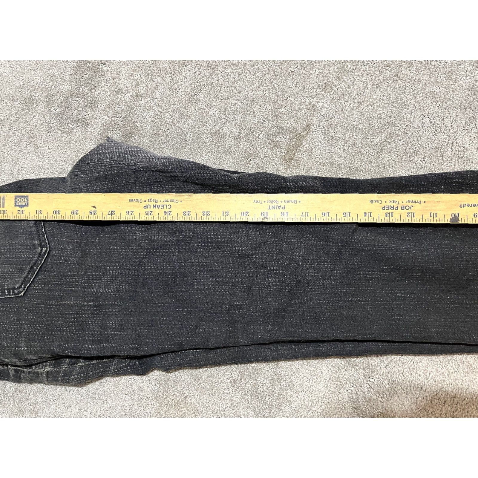 Wrangler VINTAGE Wrangler Jeans Black Distressed Straight 12P Petite Womens Size 34" / US 12 / IT 48 - 7 Thumbnail