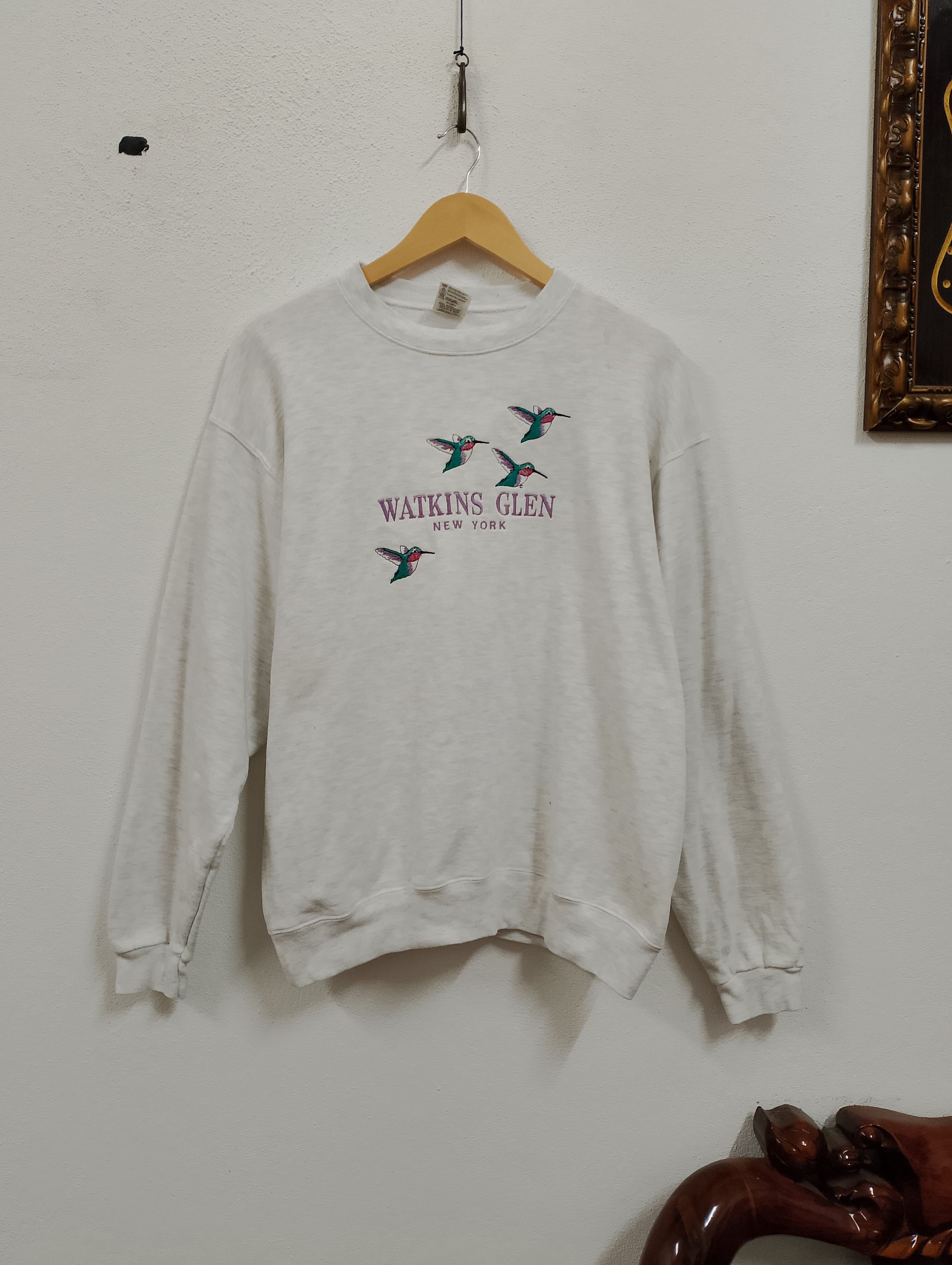 Vintage Vintage Watkins Glen New York Hummingbird Embroidered Size US M / EU 48-50 / 2 - 1 Thumbnail