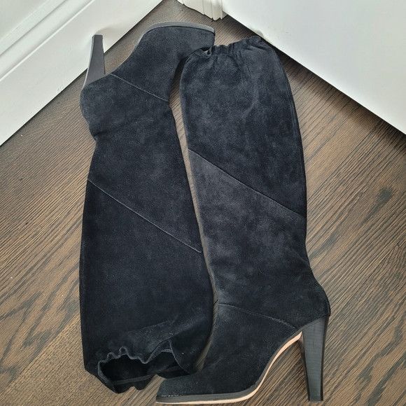 Michael Kors MICHAEL Michael Kors Olivia Tall Suede Boot Size US 6 / IT 36 - 3 Thumbnail