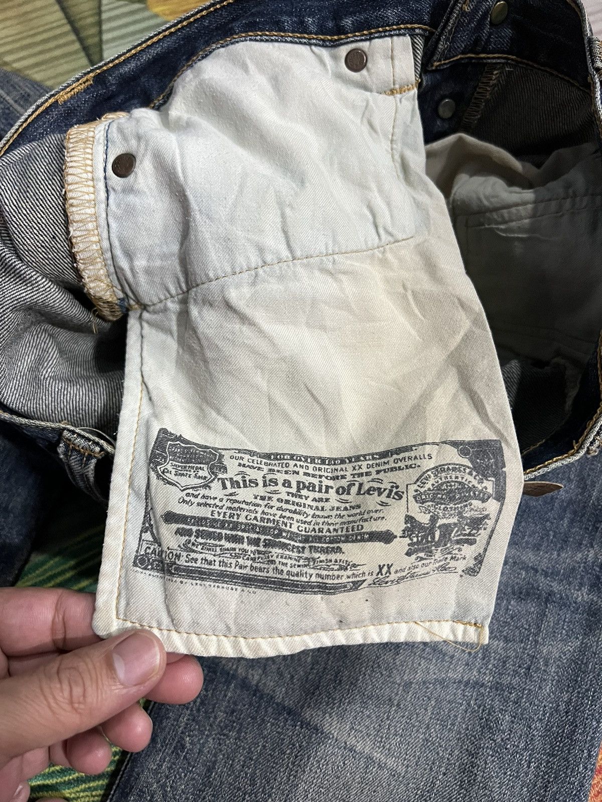 Levi's Vintage Levis 501 Distressed Jeans Rare Size US 30 / EU 46 - 21 Thumbnail