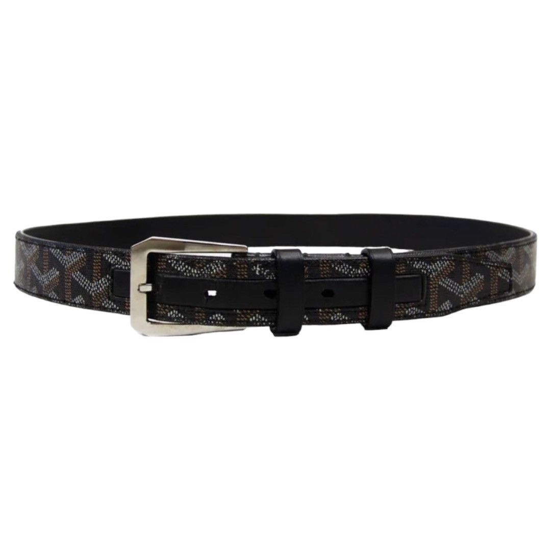 Goyard Goyard Black Leather Fregate Belt Grailed