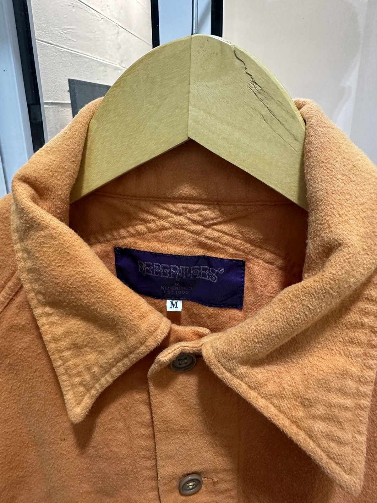 Needles Rare Nepenthes Purple Label Heavy Cotton Double Pocket L/S Size US M / EU 48-50 / 2 - 9 Thumbnail
