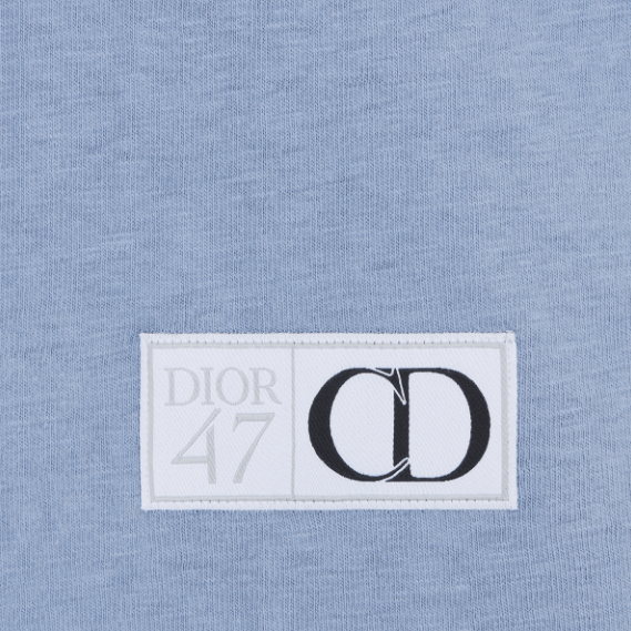 Dior o1w1db11225 413J64 Oversized T-Shirt in Blue Size US L / EU 52-54 / 3 - 3 Thumbnail