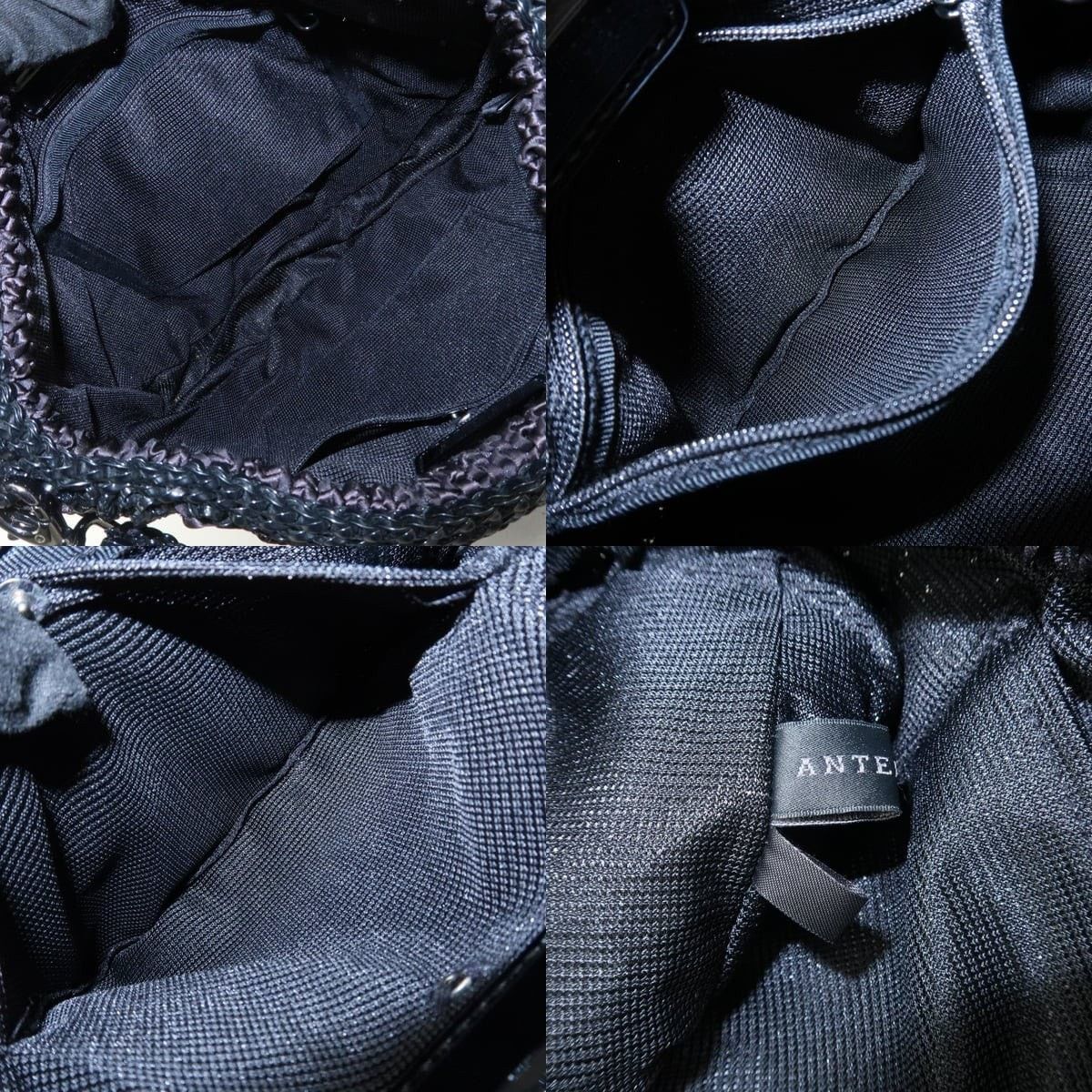ANTEPRIMA Anteprima Wire Bag PVC Shoulder Black Size ONE SIZE - 7 Thumbnail