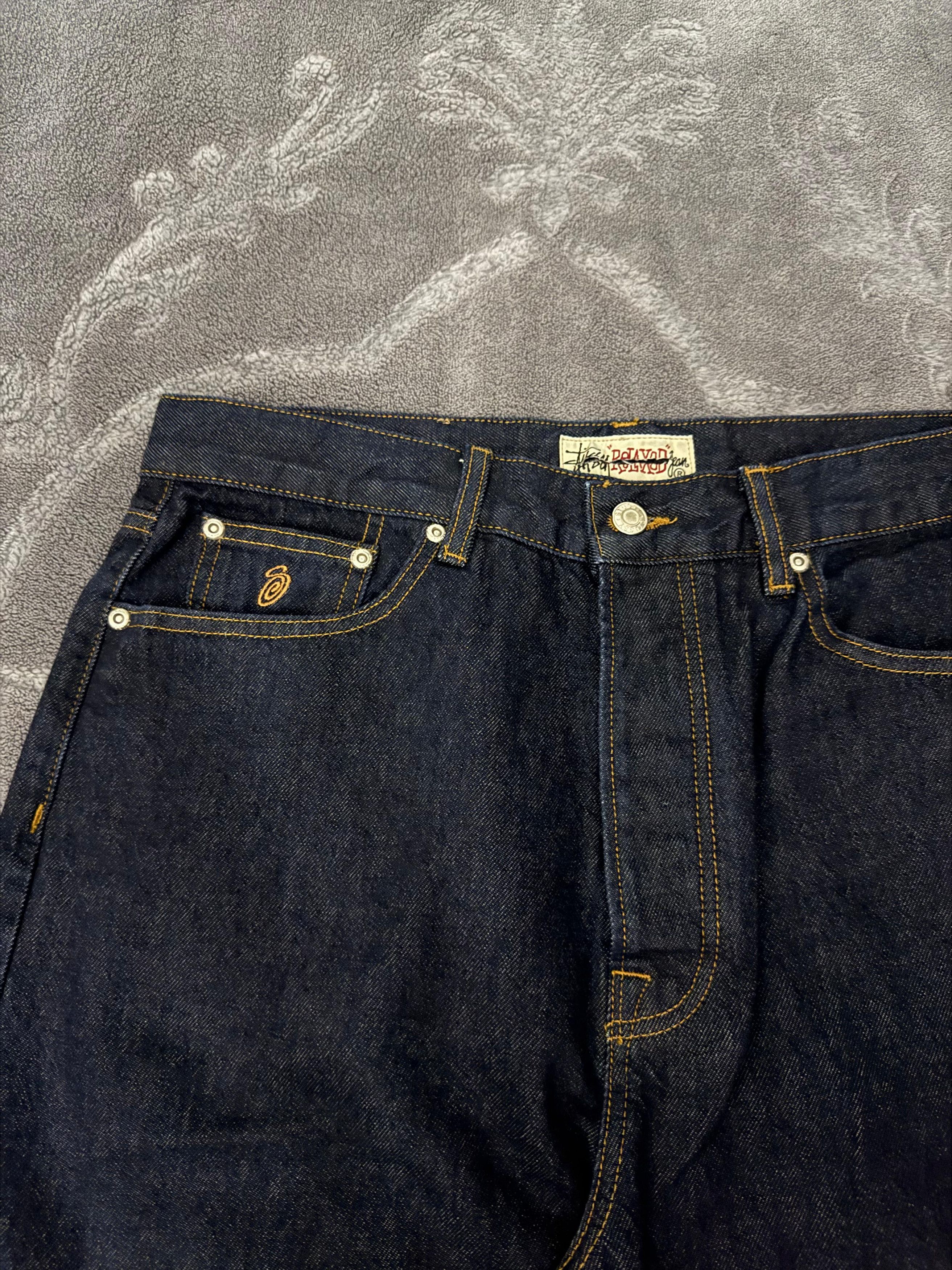 Stussy CC28 Relaxed Raw Denim in Navy Size US 34 / EU 50 - 3 Thumbnail