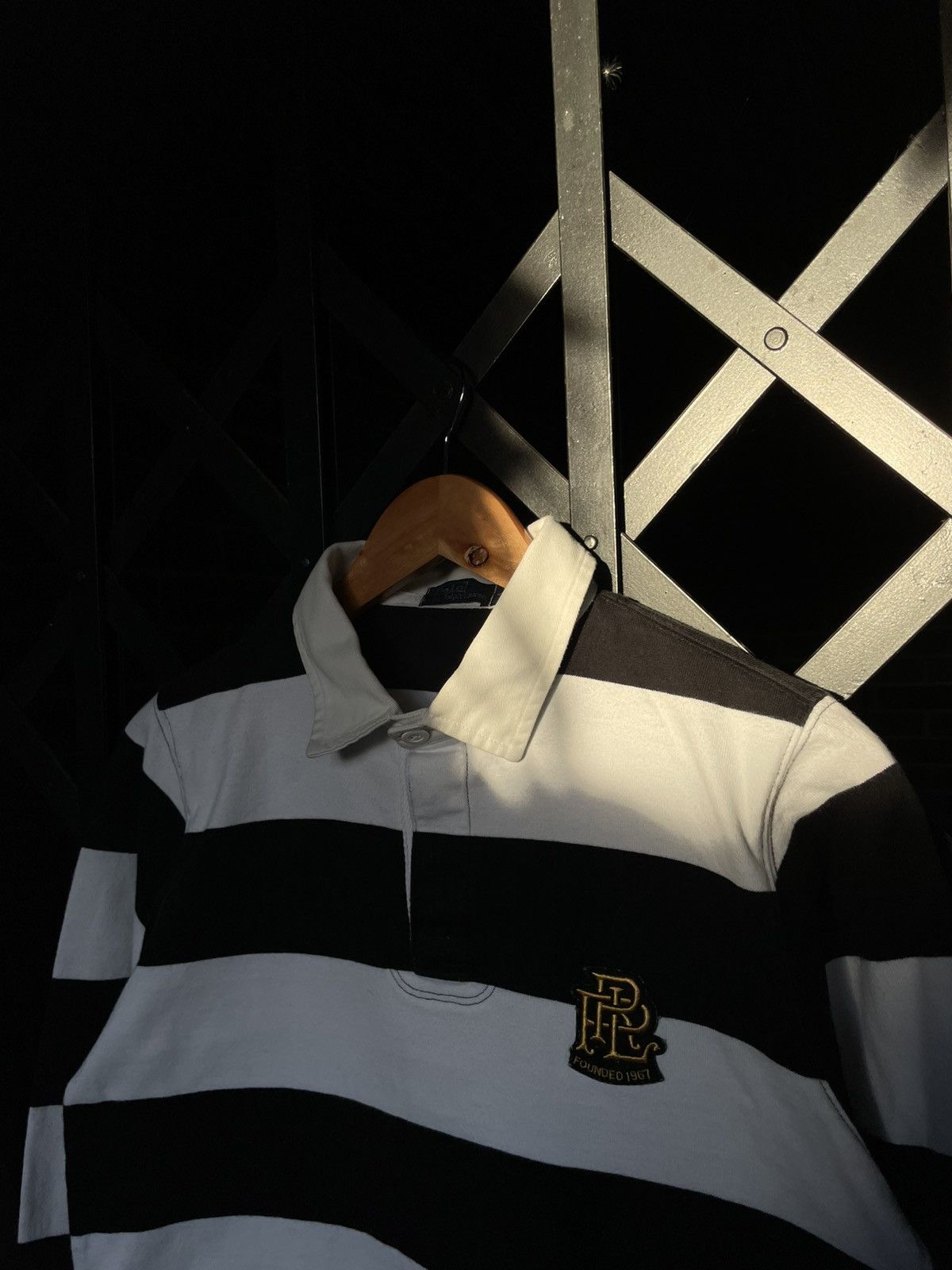 Japanese Brand × Polo Ralph Lauren × Vintage Vintage Polo Ralph Lauren Striped Rugby Chief Keef Style Size L / US 10 / IT 46 - 5 Thumbnail