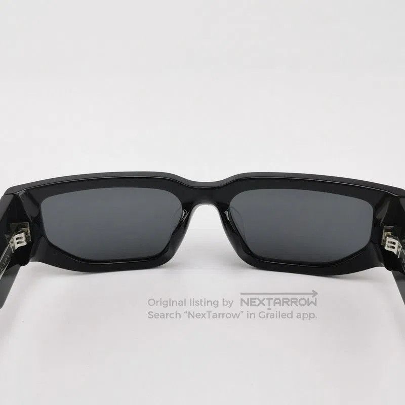 Prada Prada Triangle Logo Full Frame Sunglasses. Size ONE SIZE - 8 Thumbnail