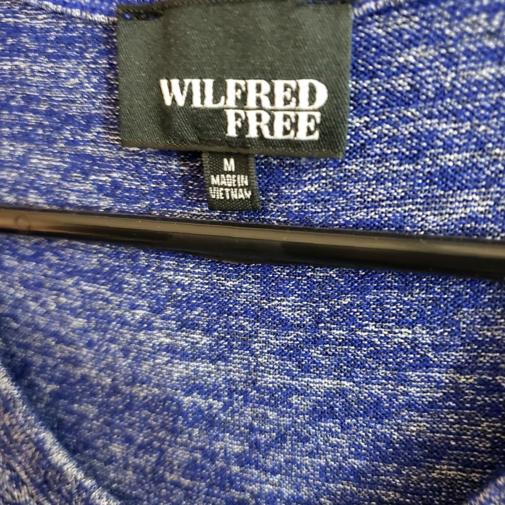 Vintage VINTAGE Wilfred Free Womens Knit Dress Sleeveless Midi Blue Gray Rayon Blend M Womens Size M / US 6-8 / IT 42-44 - 6 Thumbnail