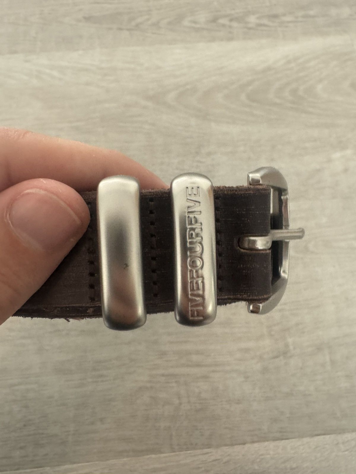 FiveFourFive 545 Aged Leather Belt Size ONE SIZE - 2 Thumbnail
