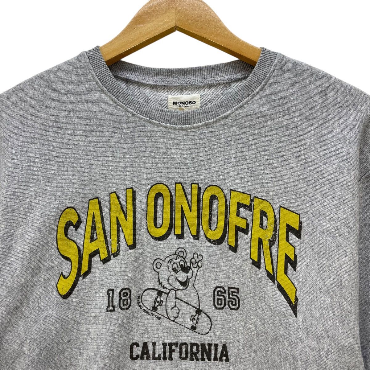 Vintage Monoso San Graphics Onofre California Sweatshirt Size US M / EU 48-50 / 2 - 3 Thumbnail