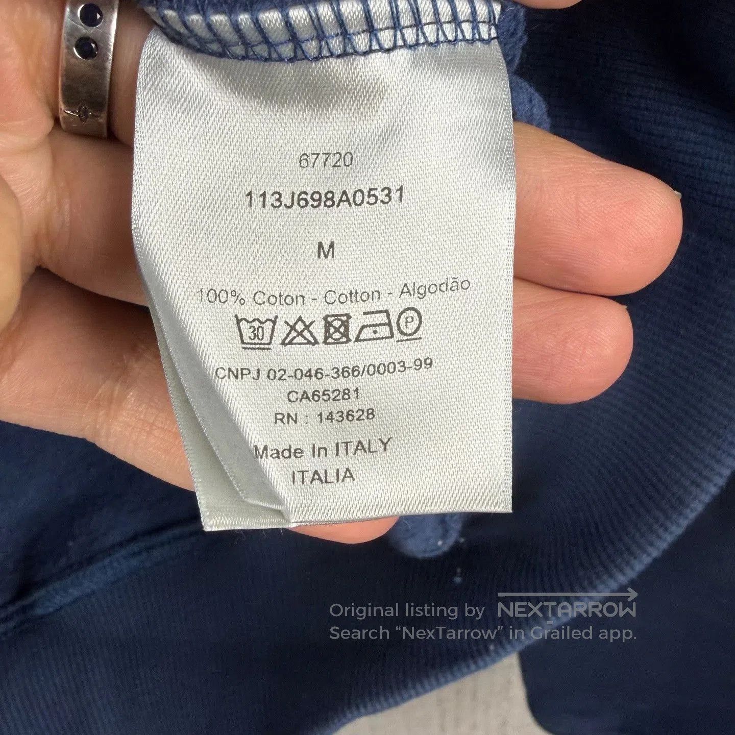 Dior DIOR Logo Embroidered Hooded Solid Sweatshirt. Size US M / EU 48-50 / 2 - 5 Thumbnail