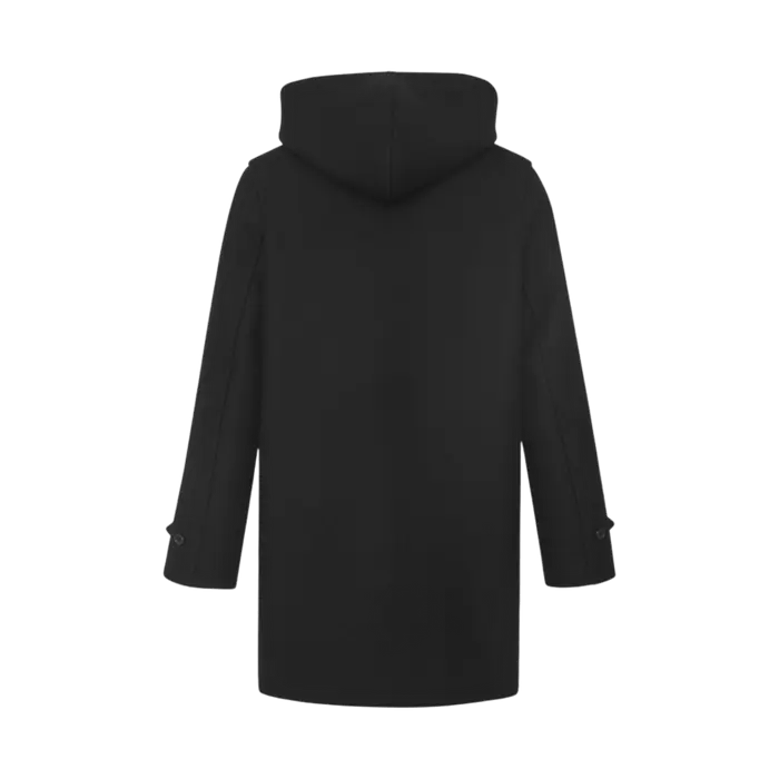Saint Laurent Paris o1bcso1str0226 Duffle Coat In Wool in Black Size US L / EU 52-54 / 3 - 2 Thumbnail