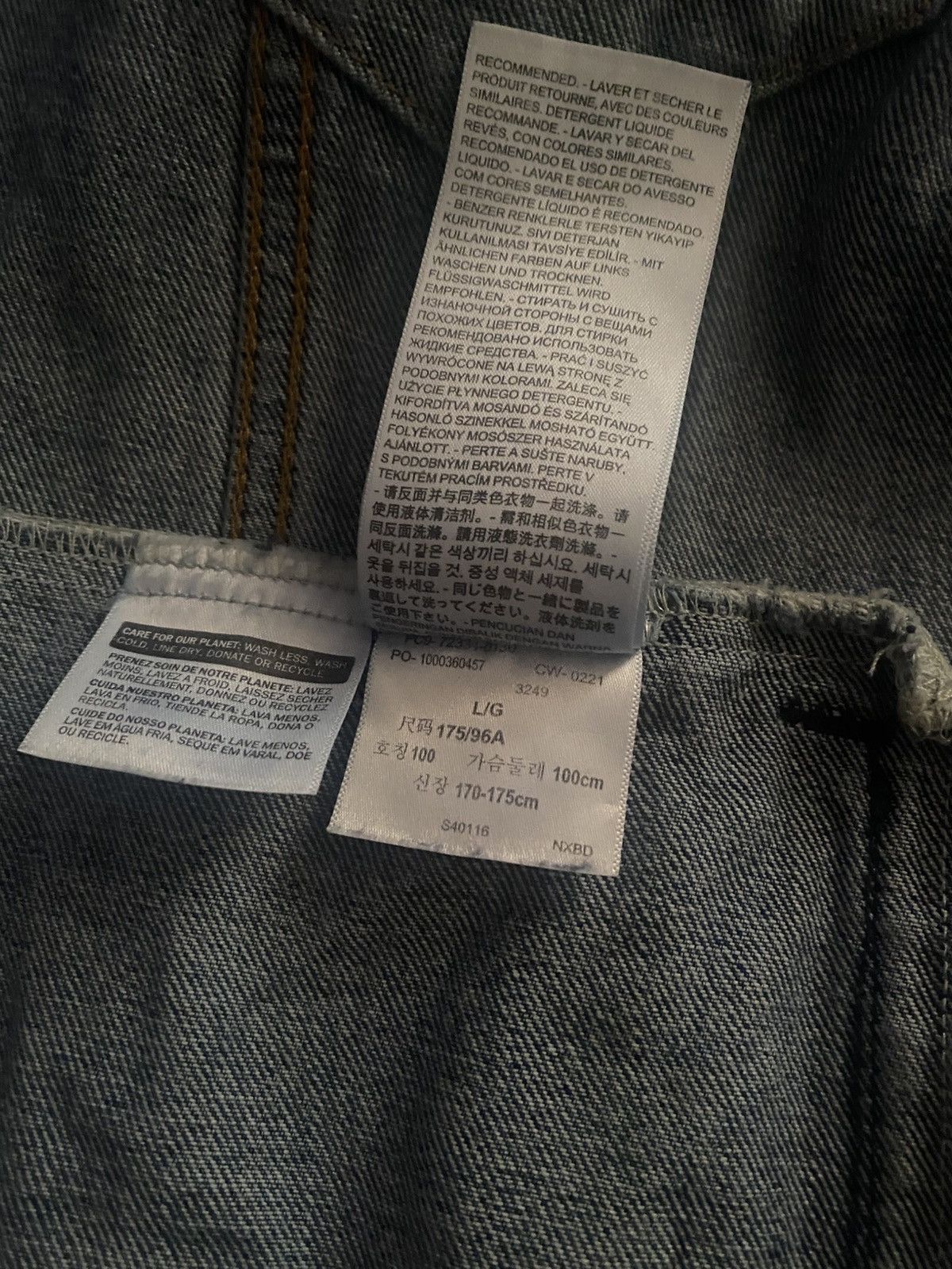 Levi's Levi’s Blue Denim Jacket Size US L / EU 52-54 / 3 - 5 Thumbnail
