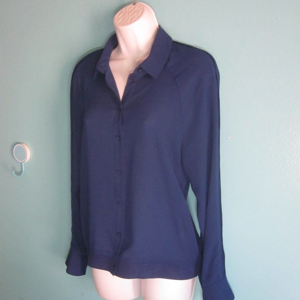 The Kooples The Kooples Sport Blue Blouse Size M / US 6-8 / IT 42-44 - 5 Thumbnail