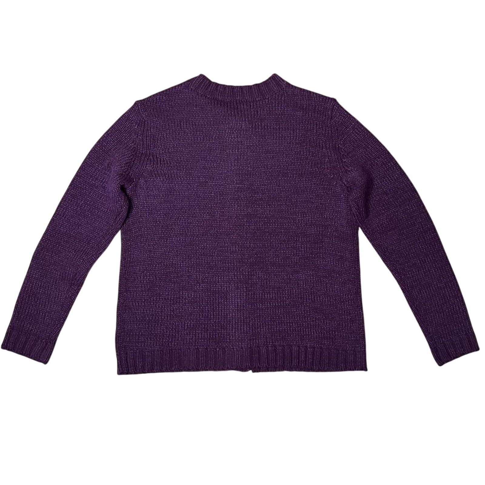 Other Erika Purple Button Up Cardigan Sweater SMALL NWT Academia Size S / US 4 / IT 40 - 6 Thumbnail