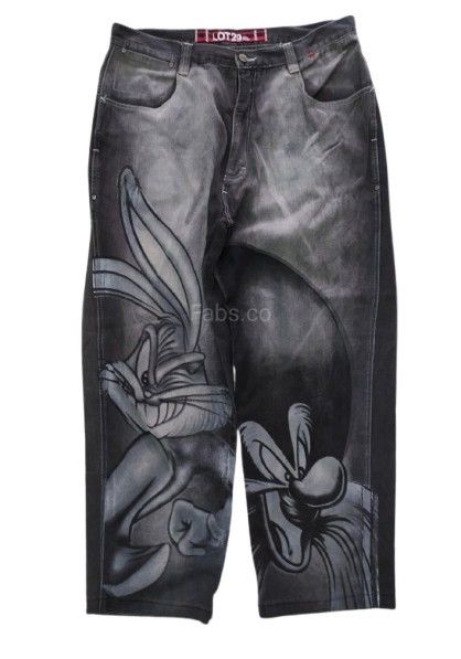 Other Lot29 Looney Tunes Baggy Jeans Size US 36 / EU 52 - 1 Thumbnail