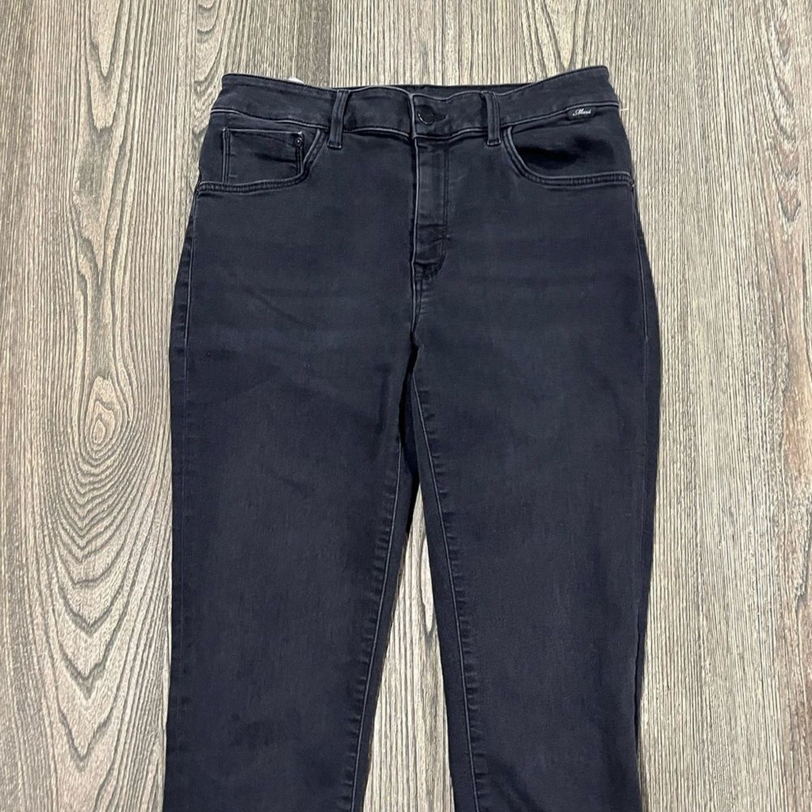 Mavi Mavi Womens Mid Rise Super Skinny Jeans Denim Black Size 6 Size 28" / US 6 / IT 42 - 7 Thumbnail