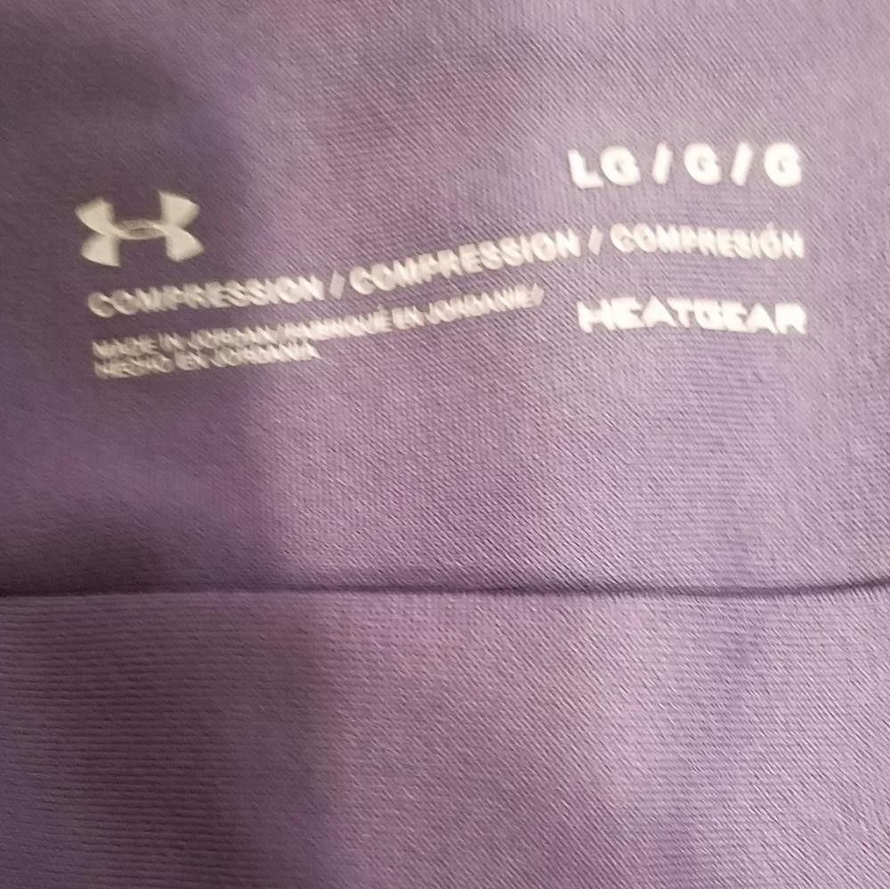 Under Armour Under Armour Compression Large Purple Leggings Size Large Size 36" / US 14 / IT 50 - 4 Thumbnail