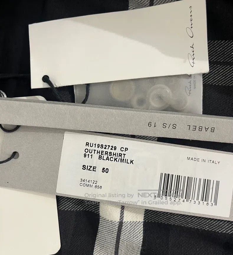 Rick Owens Rick Owens Plaid Shirt Size US M / EU 48-50 / 2 - 6 Thumbnail