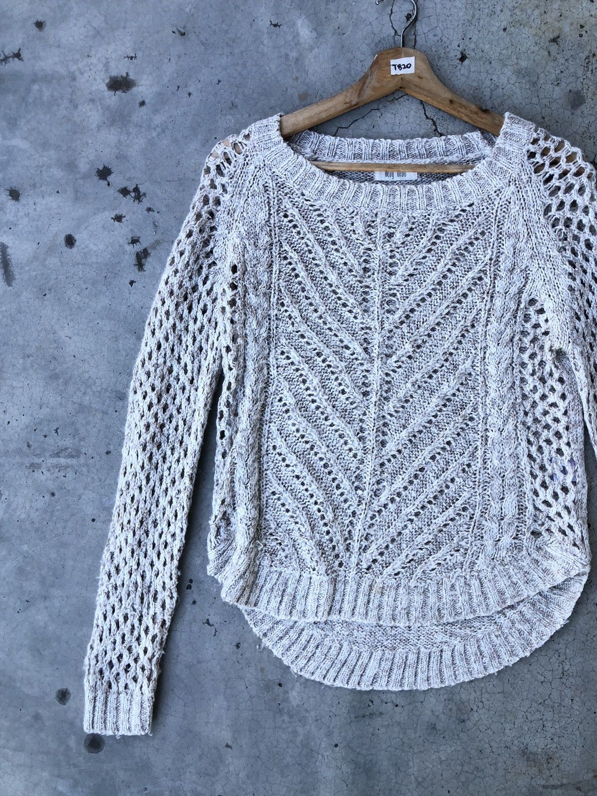 Japanese Brand Very Rare Knitting Jumper/Netting Pattern Size US XS / EU 42 / 0 - 3 Thumbnail