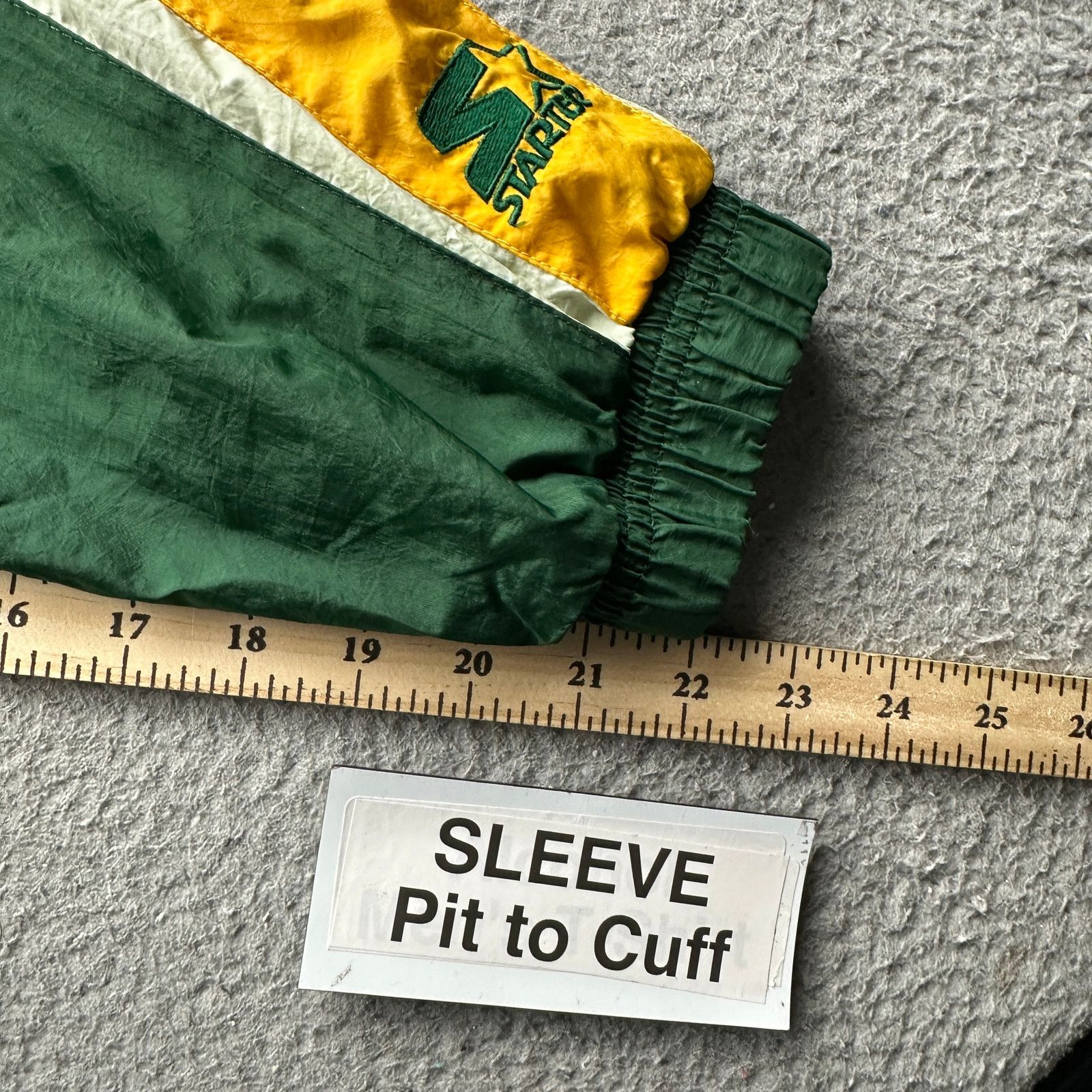 Starter VTG 90s Starter Green Bay Packers Windbreaker Jacket Large Size US L / EU 52-54 / 3 - 6 Thumbnail