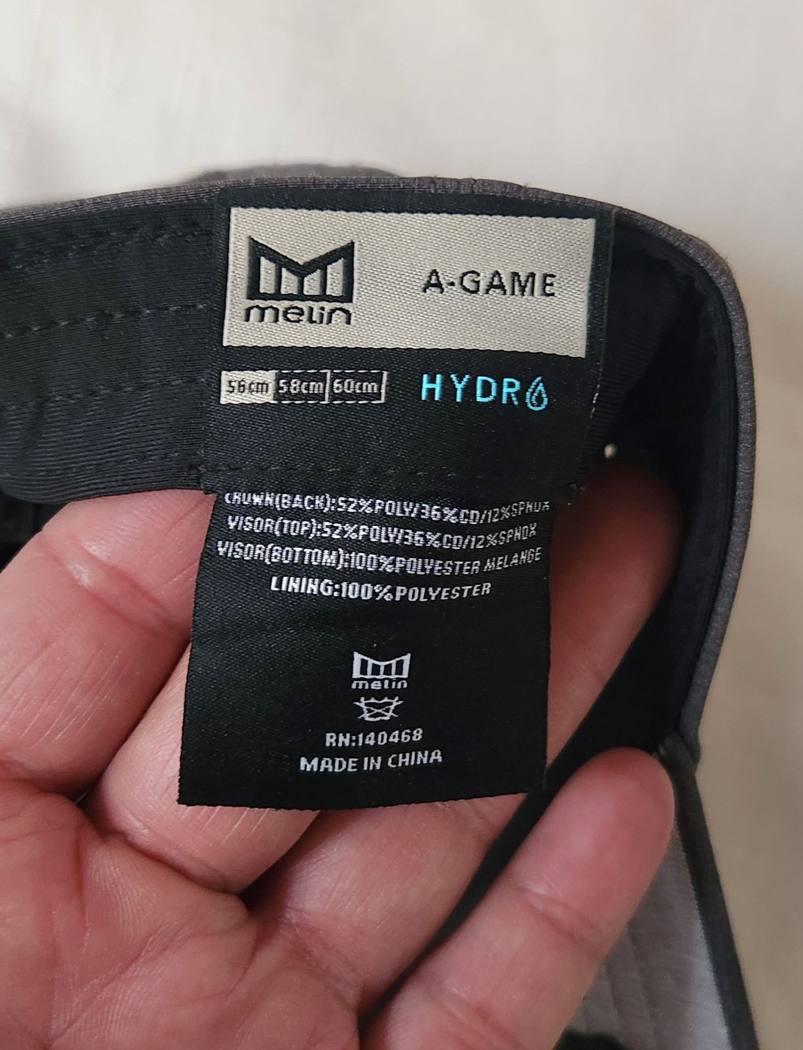 melin MELIN A-Game Hydro 56cm Heathered Gray Hat Snapback Size ONE SIZE - 8 Thumbnail