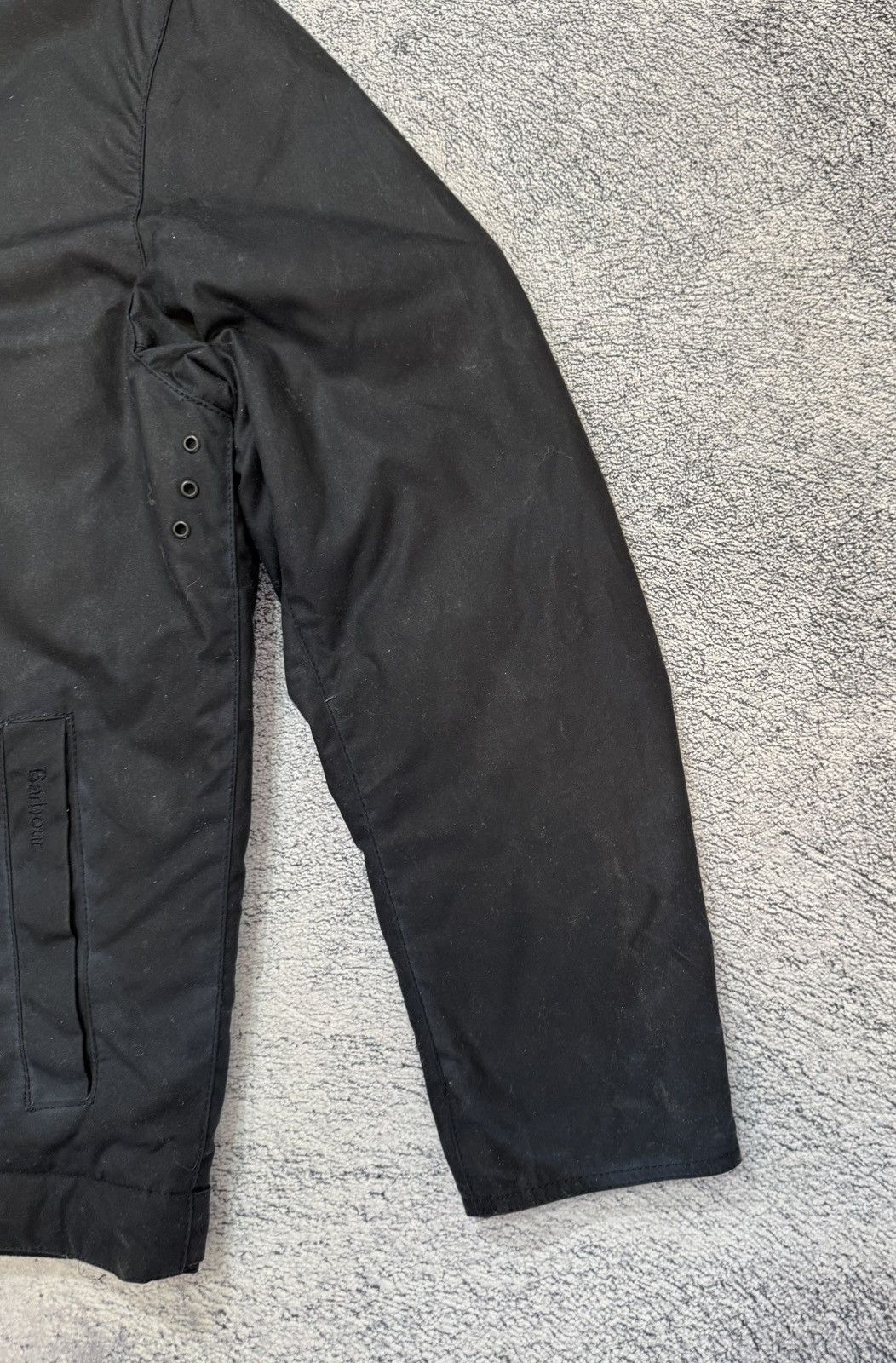 Barbour Barbour Barnby Wax Jacket Men M Black Waxed Cotton Coat Logo Size US M / EU 48-50 / 2 - 21 Thumbnail