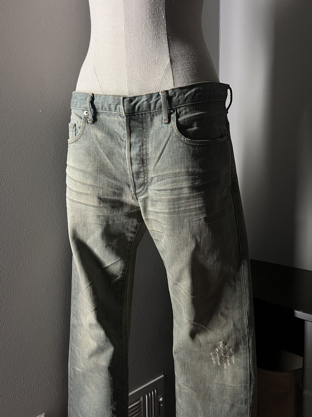 Hedi Slimane Dior x hedi silmane bleu claire Size US 33 - 2 Thumbnail