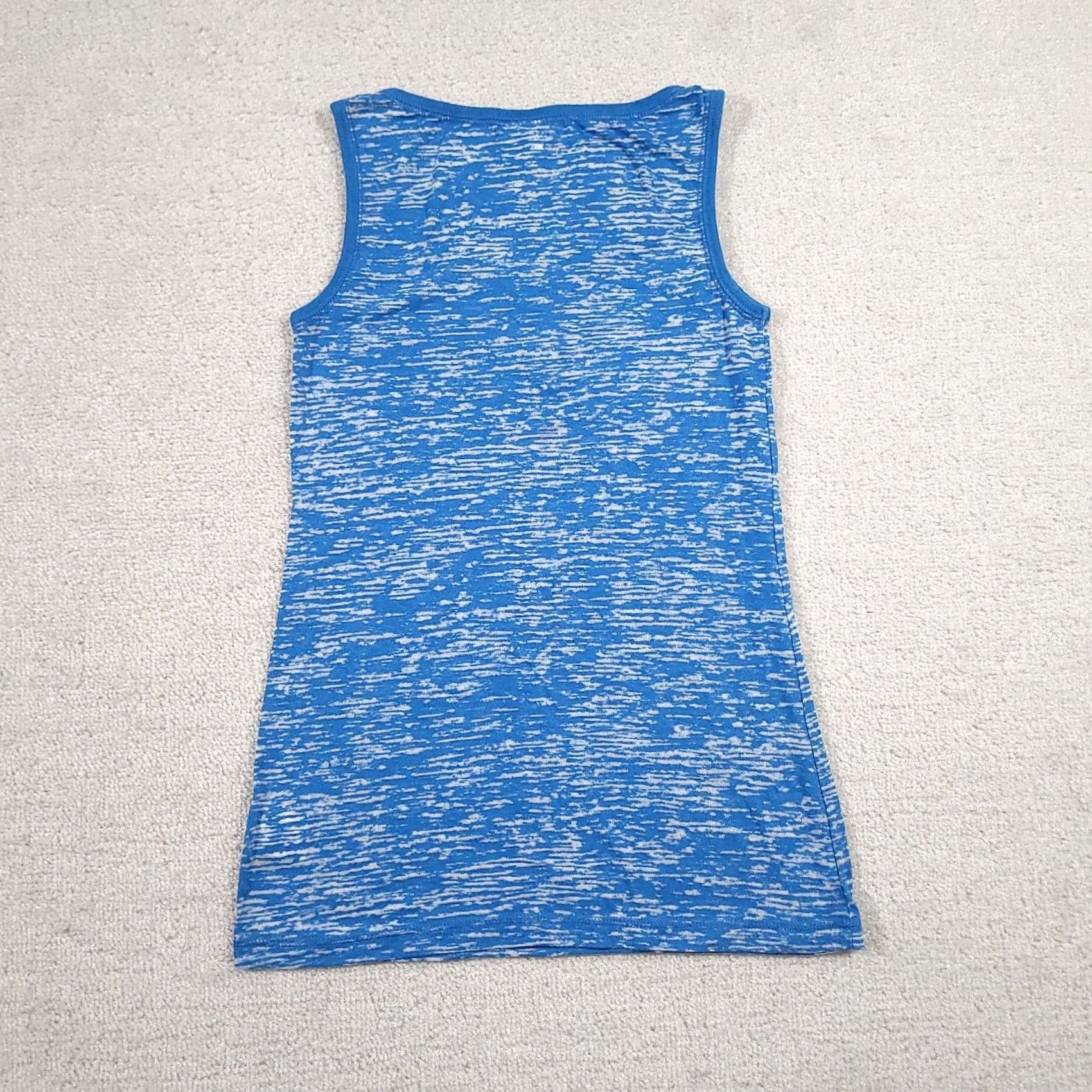 Mossimo VINTAGE Mossimo Tank Top Womens XS Blue Scoop Neck Henley Shirt Womens XS Blue Tank Top Size XS / US 0-2 / IT 36-38 - 4 Thumbnail
