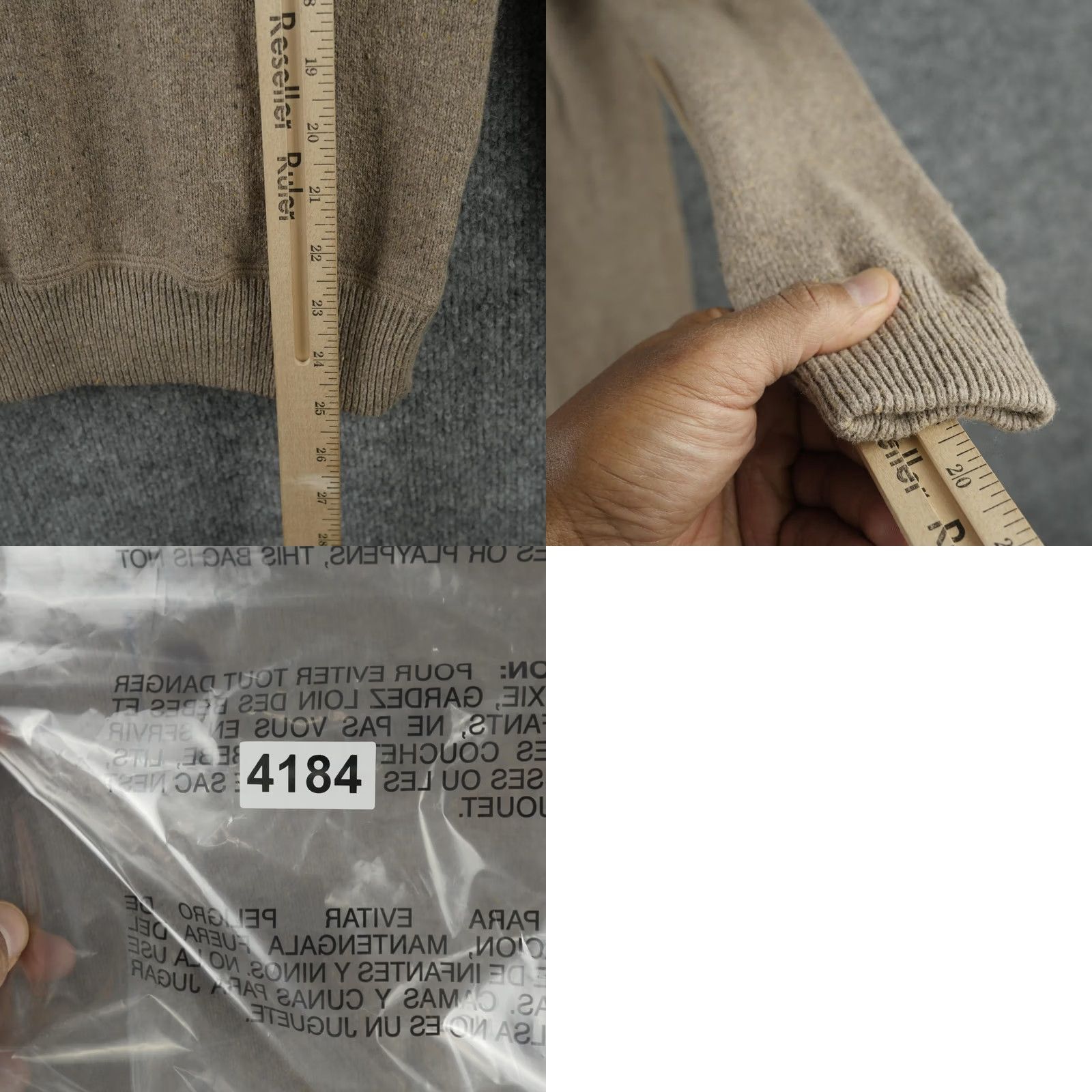 Brooks Brothers Brooks Brothers Red Fleece Sweater Mens S Henley Crew Neck Knit Solid Beige Wool Cotton Nylon All Seasons Casual Size US S / EU 44-46 / 1 - 8 Thumbnail