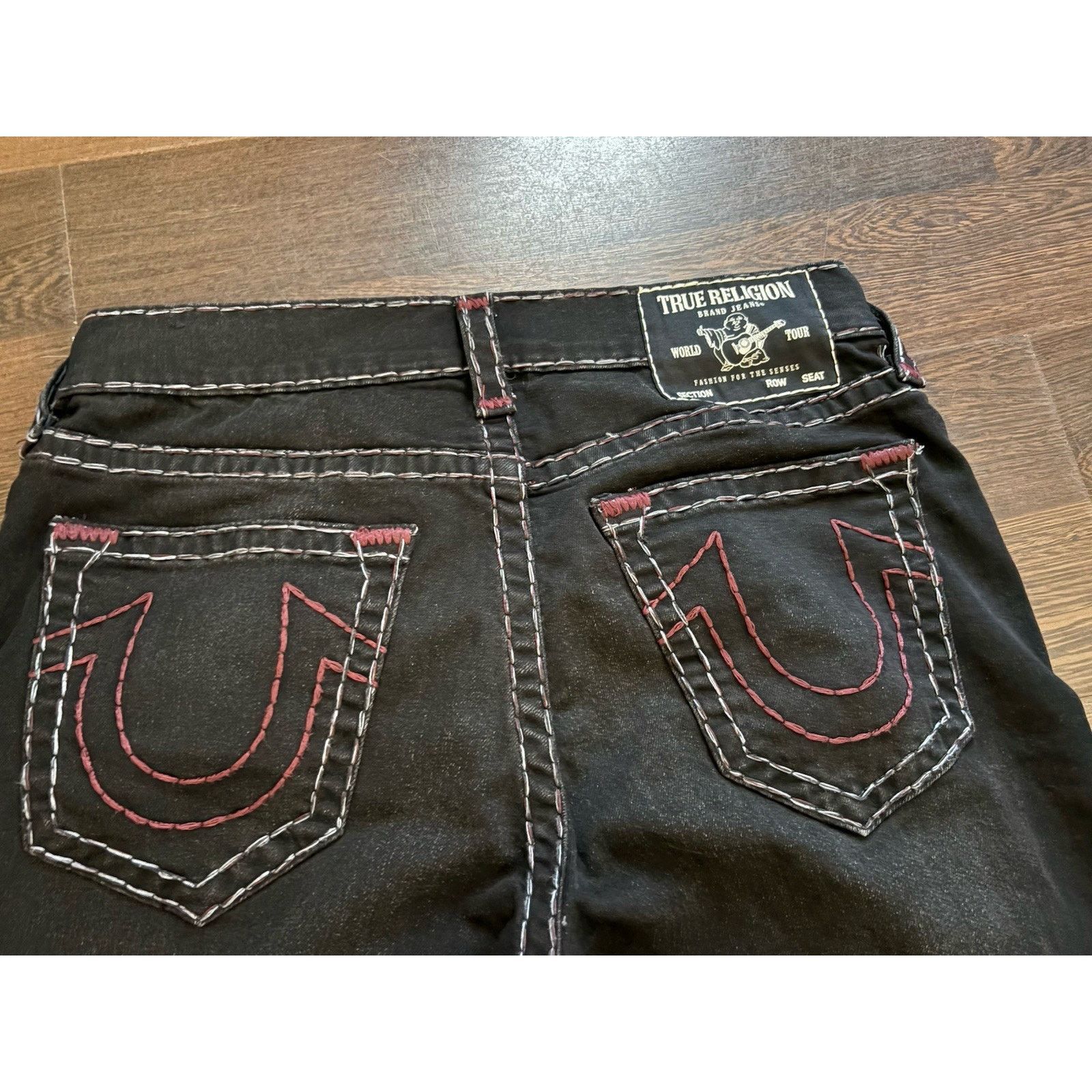 True Religion True Religion Ricky Relaxed Straight Size 31X32 Dark Pocket Size US 31 - 5 Thumbnail
