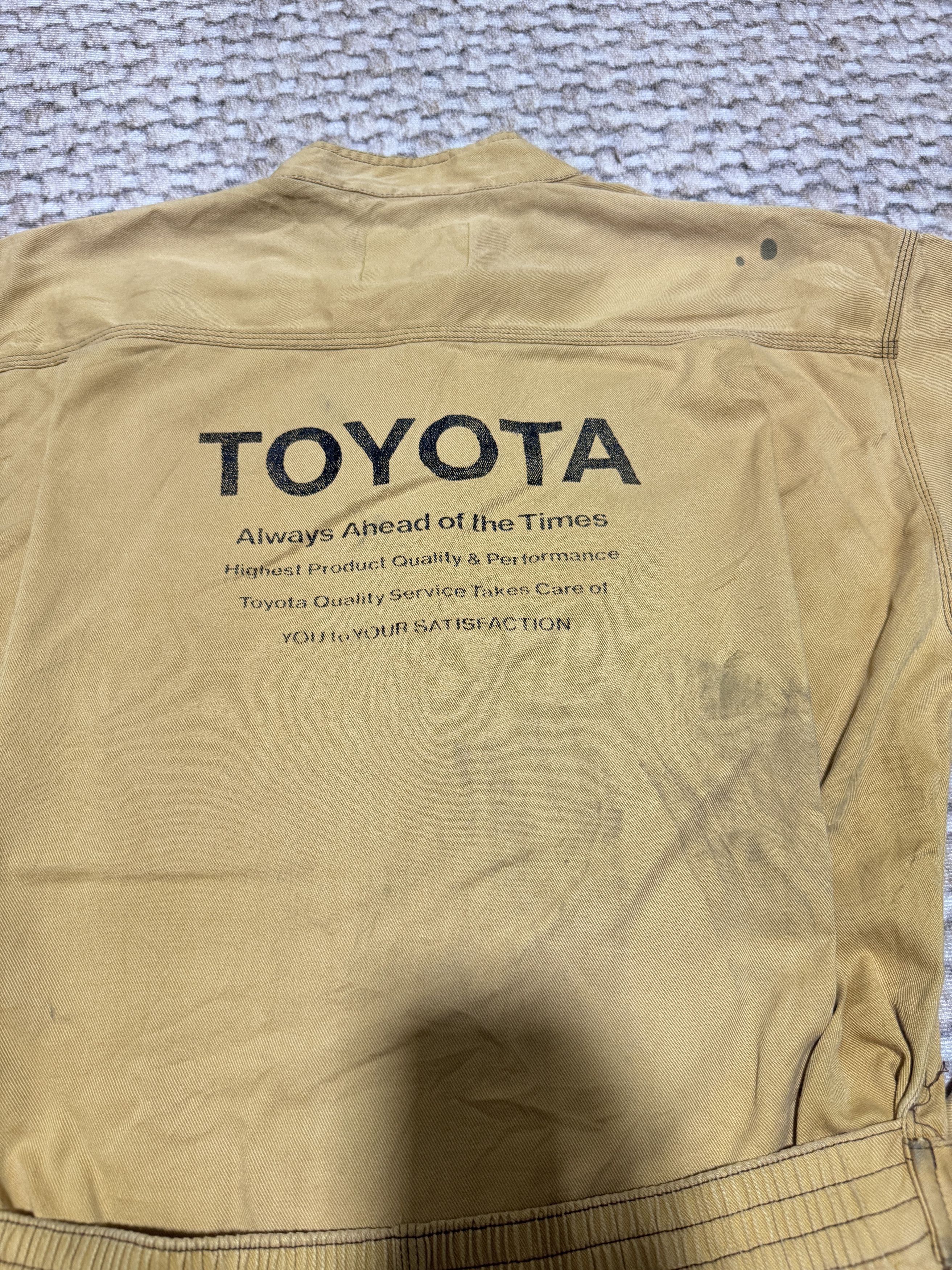 Sports Specialties Vintage Toyota Shibuya TRD Script Mechanic Coverall Dirty Size US 30 / EU 46 - 1 Thumbnail