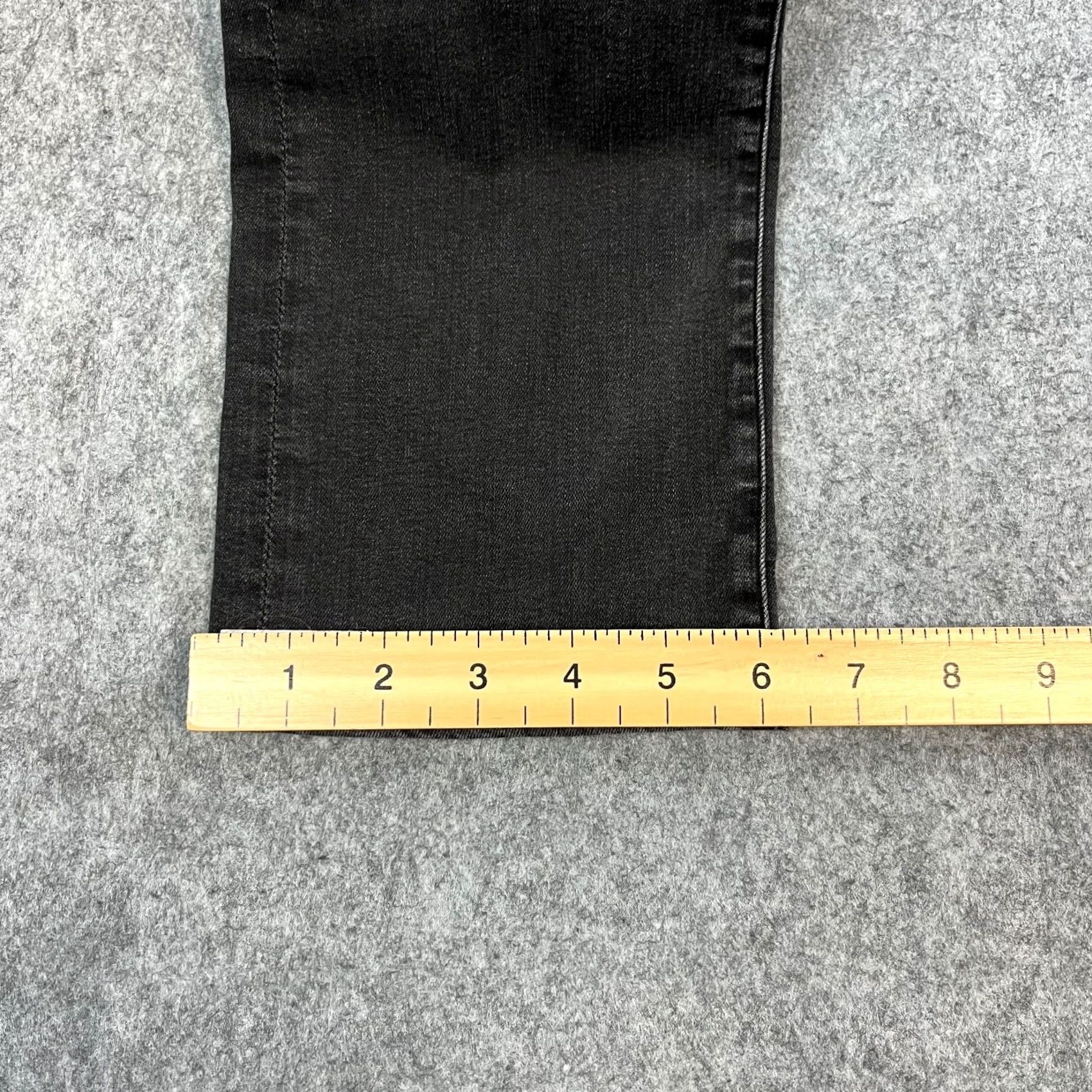 7 For All Mankind VINTAGE 7 For All Mankind Kimmie Jeans Straight Womens 26 30 UK 8 Black Denim Stretch 5-Pocket Modern Rise Mid Womens Size 30" / US 8 / IT 44 - 3 Thumbnail