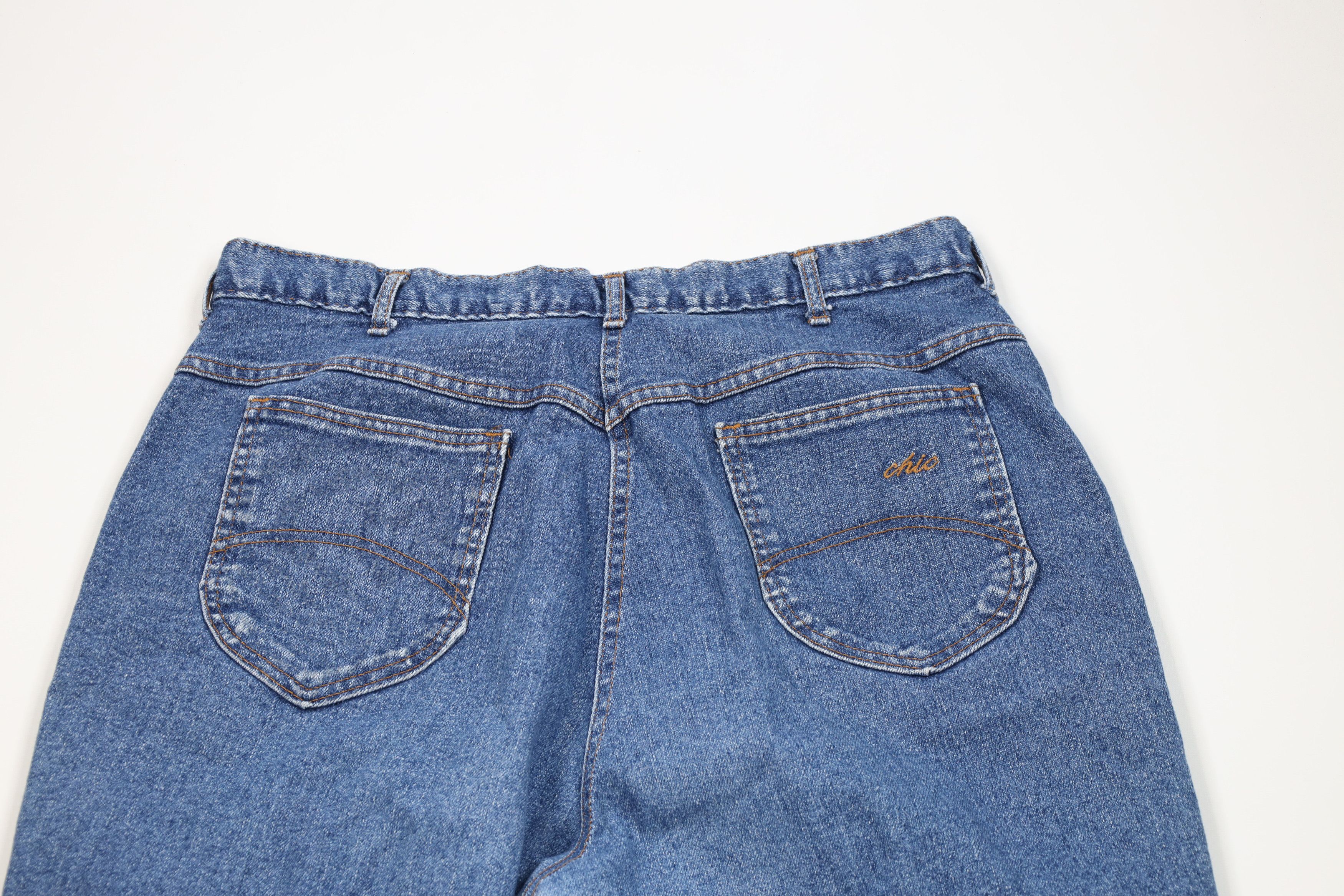 Vintage Vintage 90s Streetwear Tapered Leg Denim Jeans Blue USA Size 42" / US 20 - 12 Thumbnail