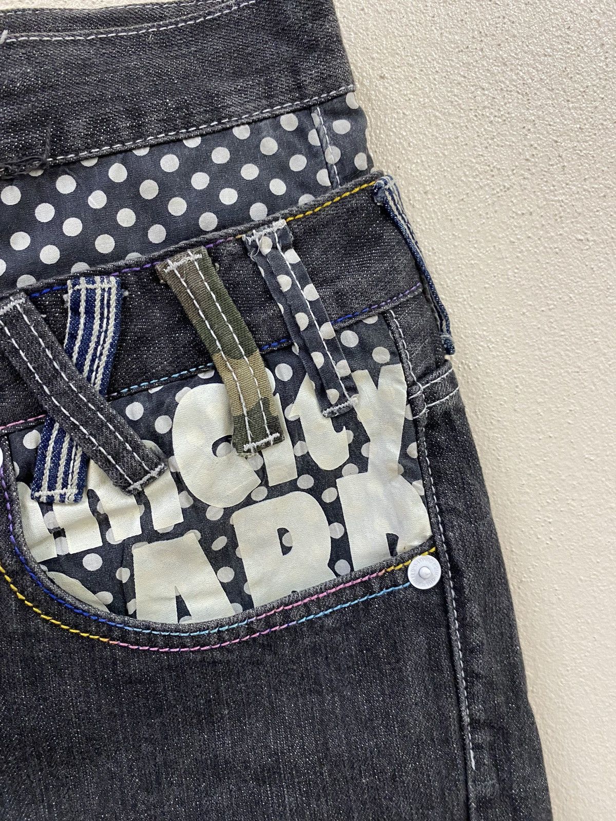 Japanese Brand Vtg Double Waist Denim - Memory Special Size US 30 / EU 46 - 4 Thumbnail