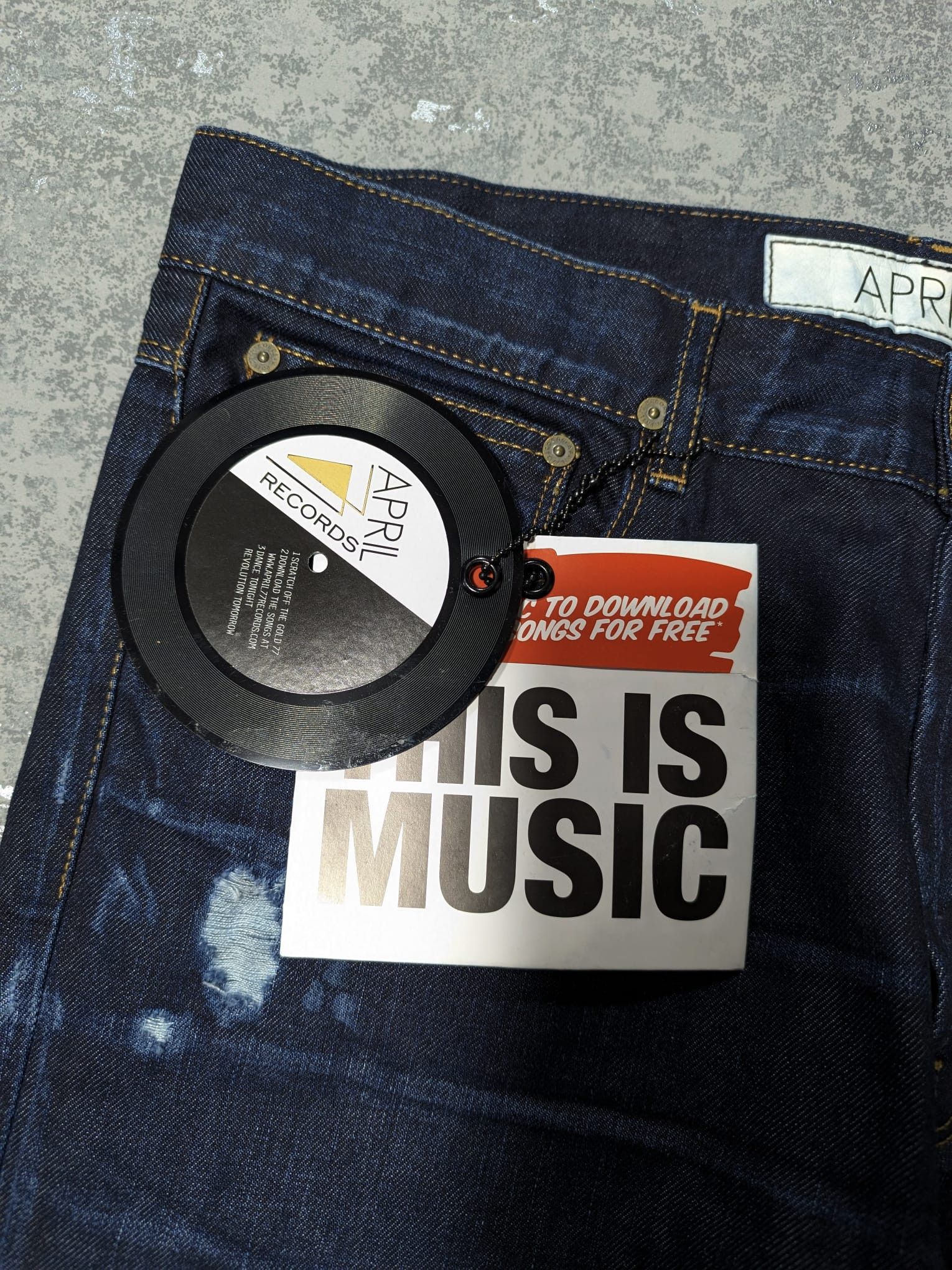 April 77 × Hedi Slimane × Hysteric Glamour April 77 Joey Jeans Hedi Slimane The Hellp Slim Fit Size US 33 - 6 Thumbnail