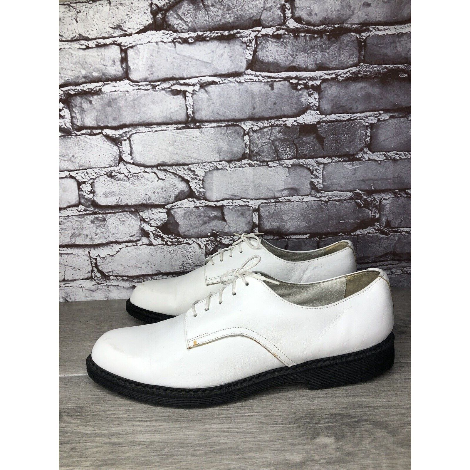 Other Banana Blues USA G.H.Q White Leather Plain Oxfords Shoes Men Size US 9.5 / EU 42-43 - 17 Thumbnail