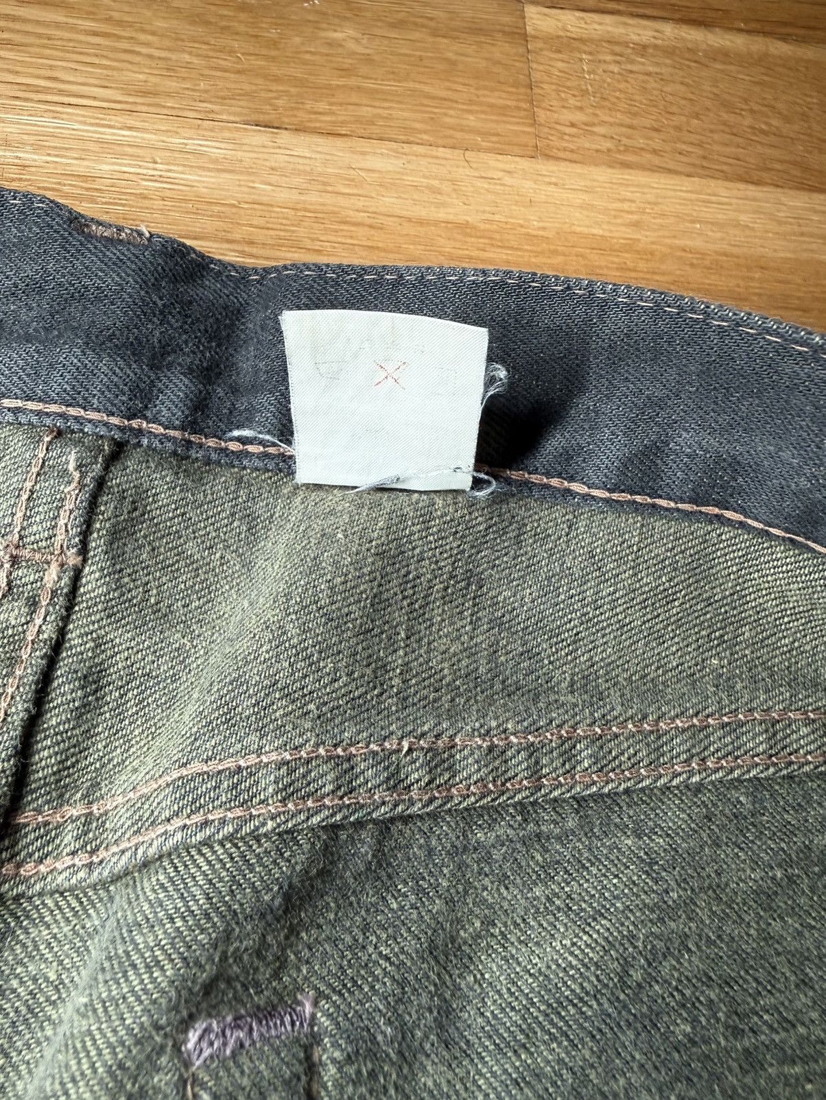 Nepenthes Nepenthes Hoggs Needles 1990s Japanese Selvedge Denim Size US 30 / EU 46 - 9 Thumbnail
