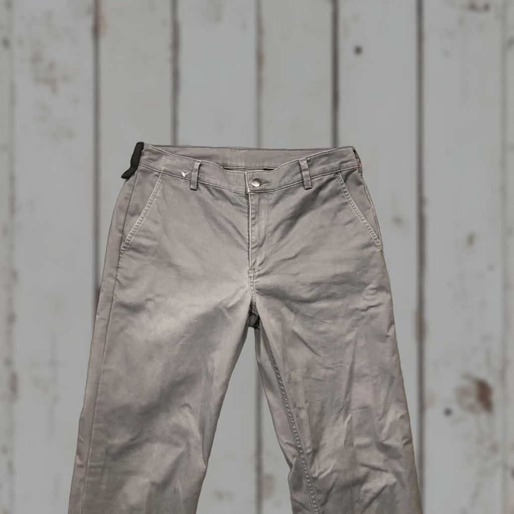 Duluth Trading Company 40 Grit Duluth Trading Pants Mens 34x34 Gray Slim Stretch Chino Casual Workwear Flat Front Size US 34 / EU 50 - 1 Thumbnail