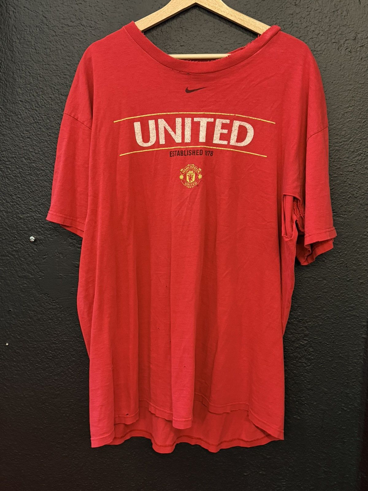 Vintage Vintage nike rooney soccer tee Size US XL / EU 56 / 4 - 1 Thumbnail